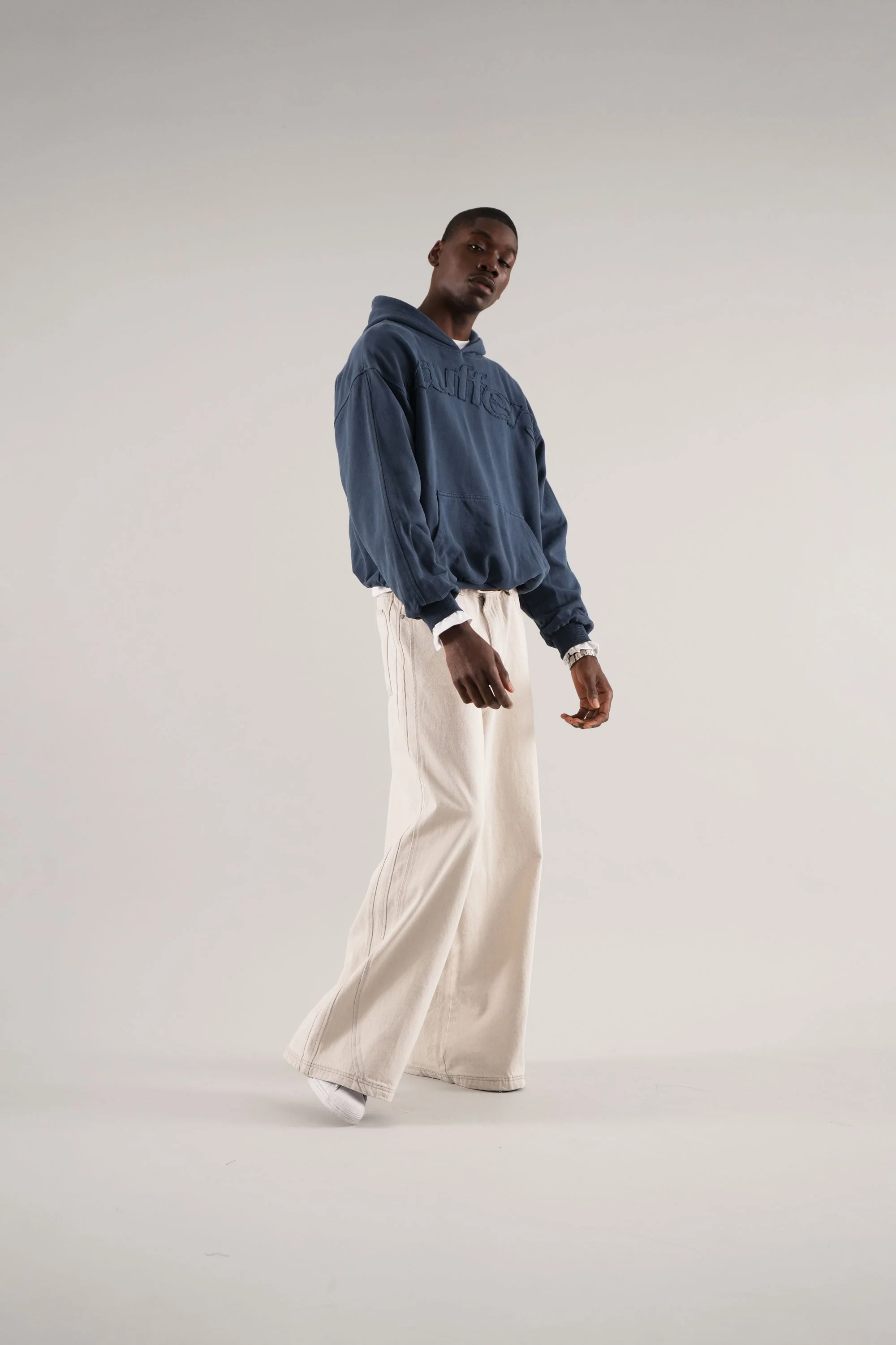 Raw Blue Hoodie - Image 6