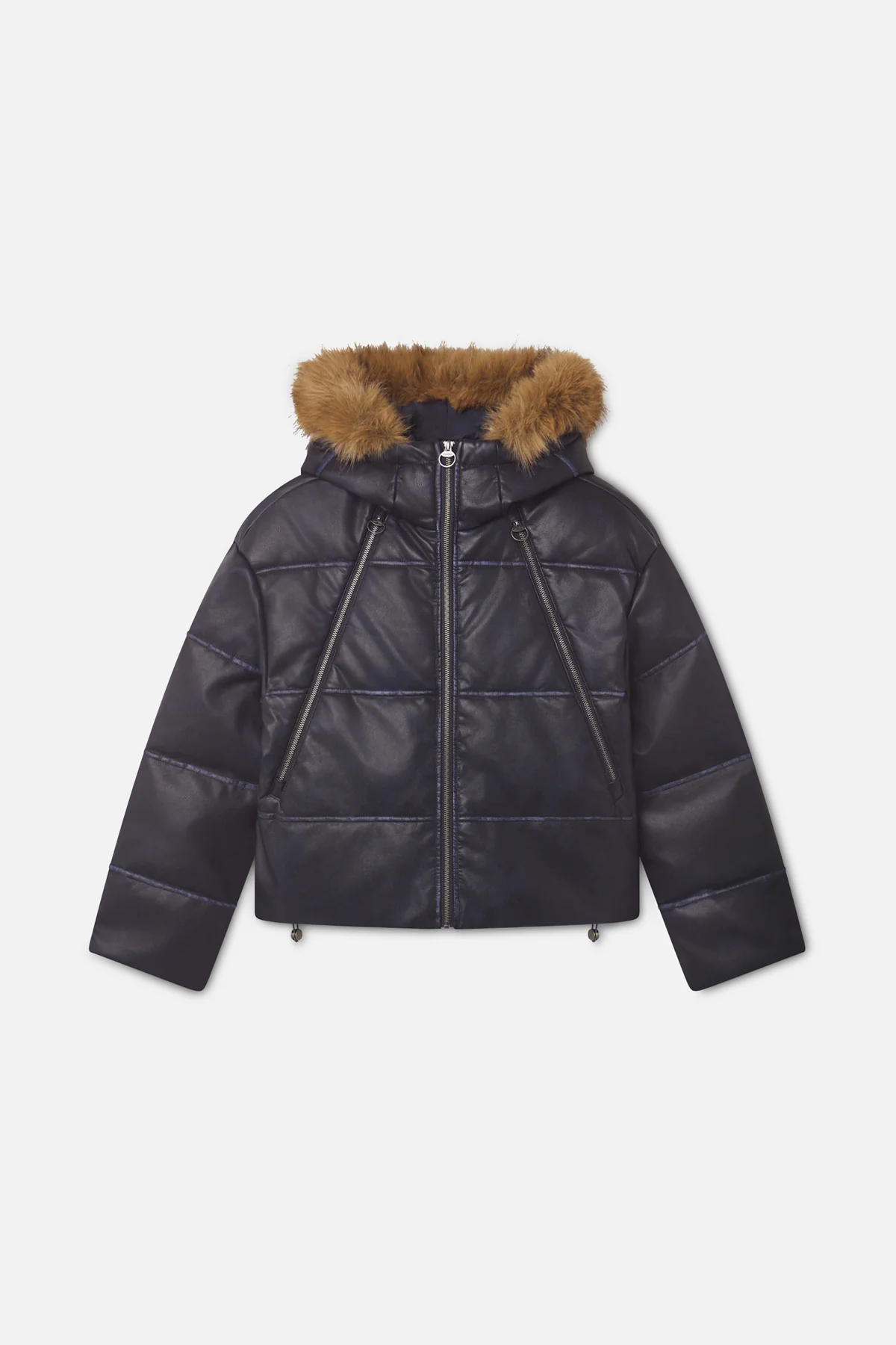 Raw Dark Puffer Jacket - Image 8