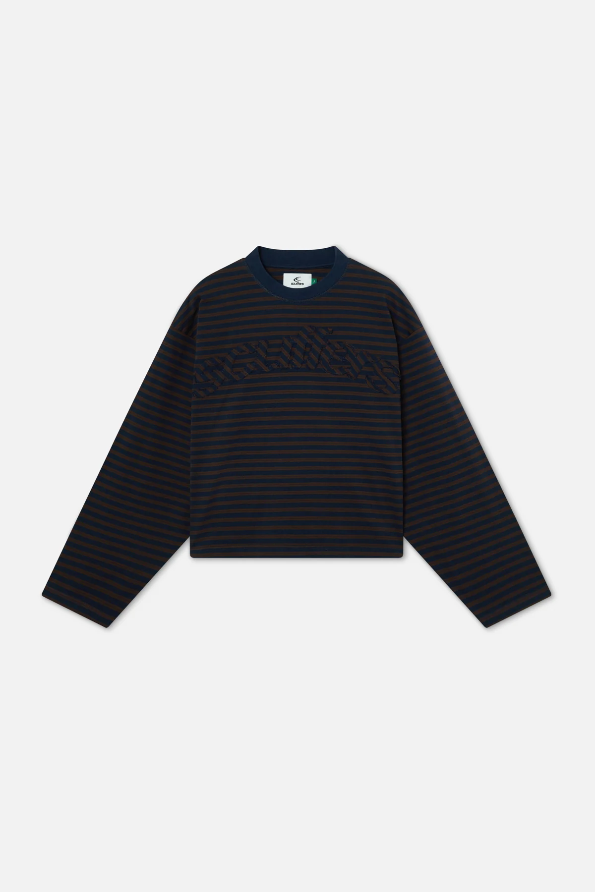 Raw Striped Brown Longsleeve - Image 5