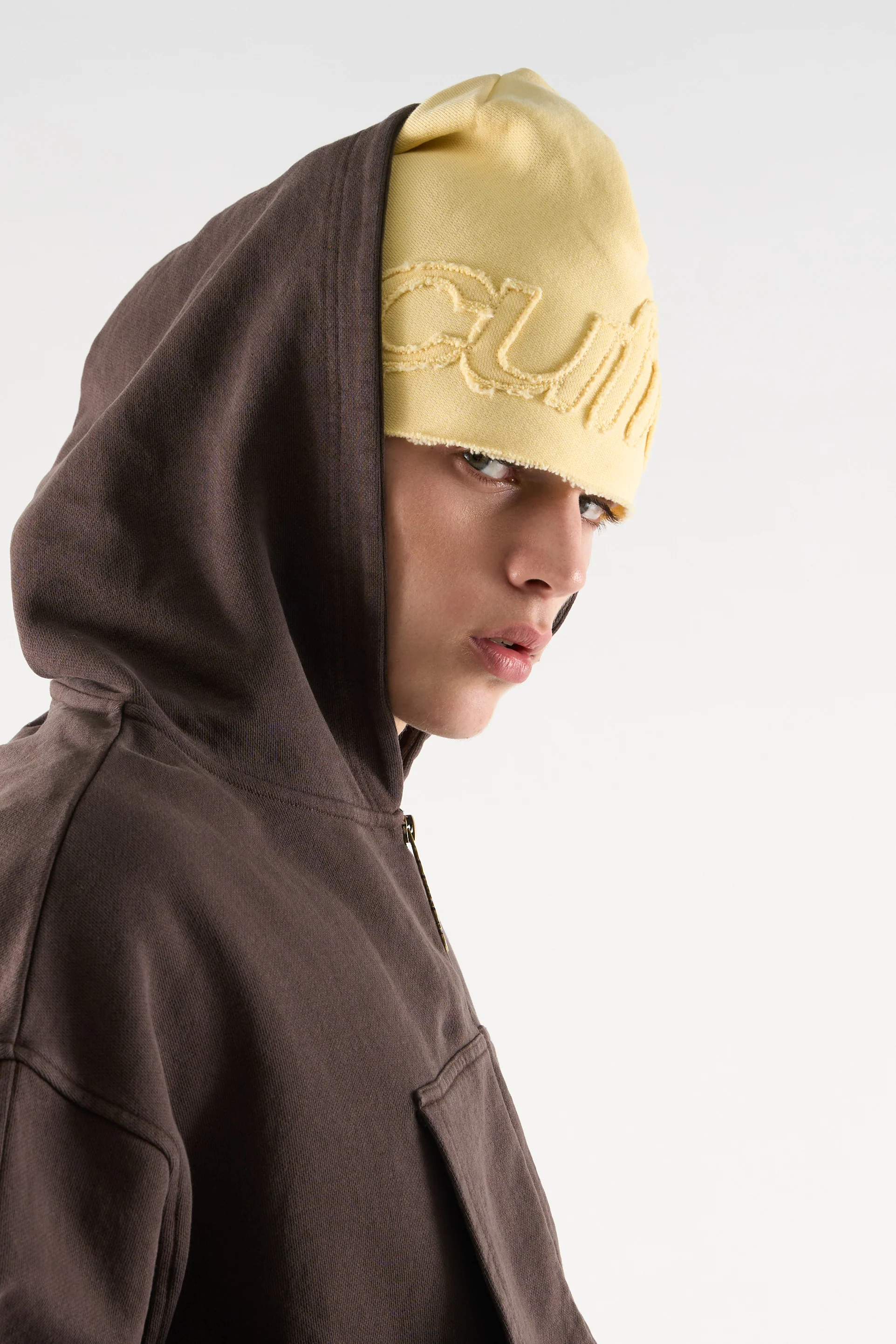 Raw Yellow Beanie - Image 3
