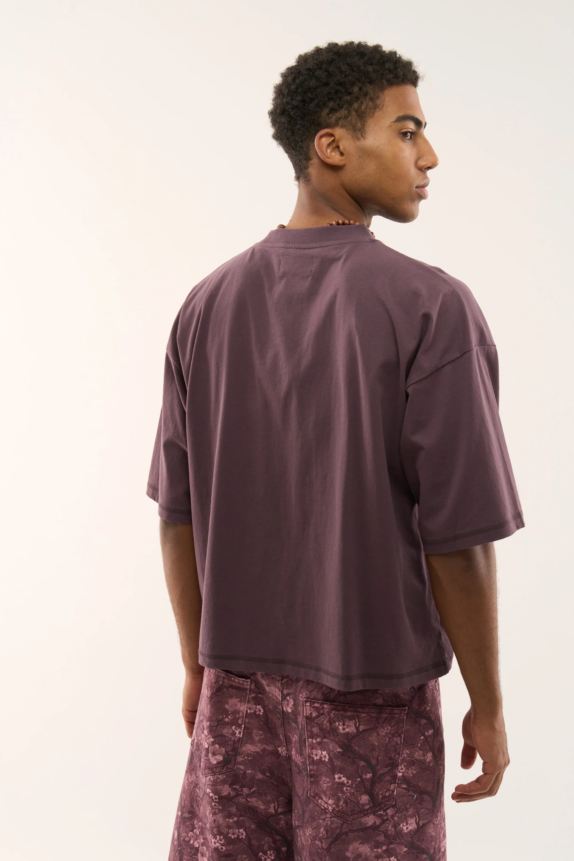 Real Flower Burgundy T-Shirt - Image 6