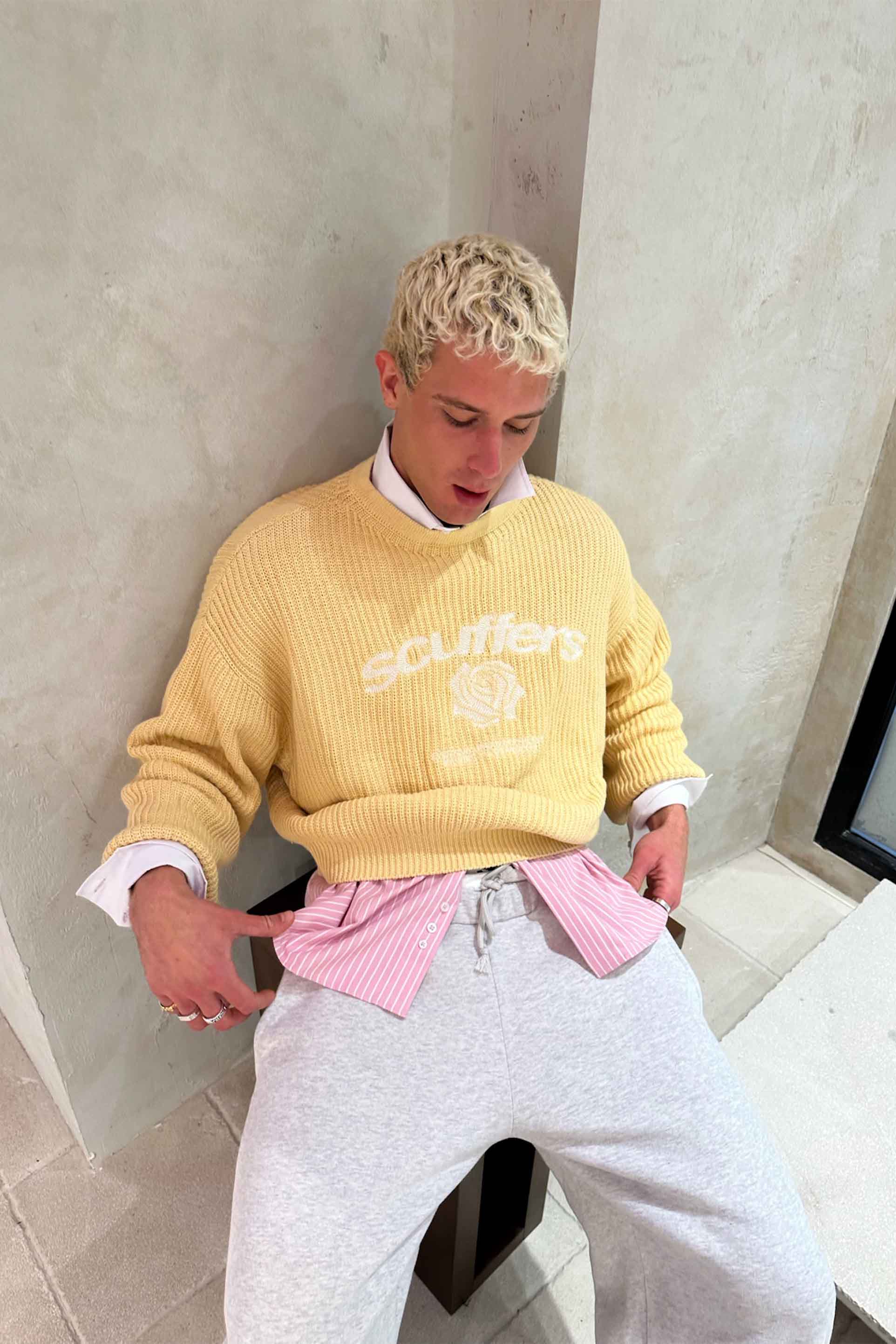 Rose Yellow Knit - Image 2