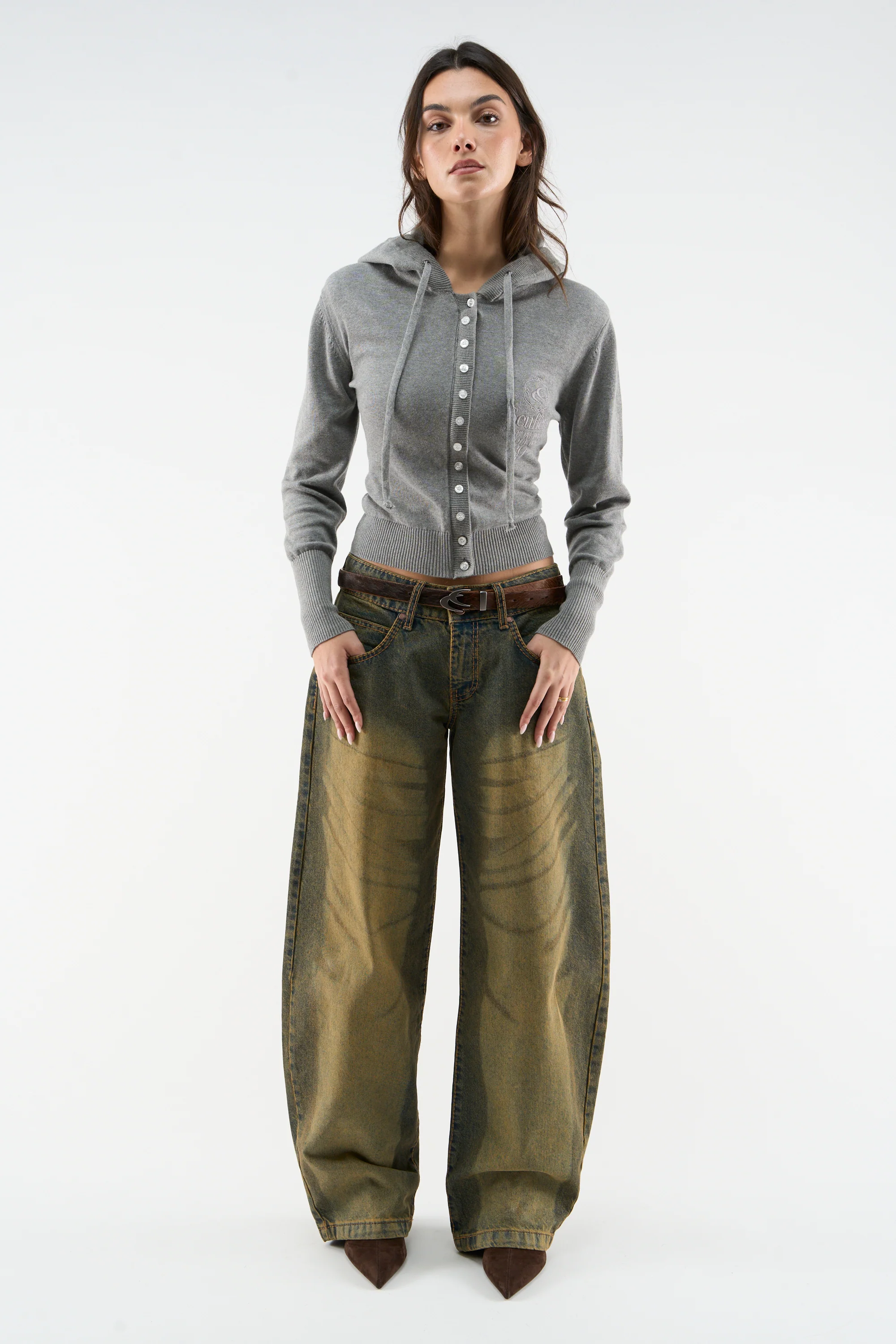 Route Light Grey Knit Zipper - Image 2