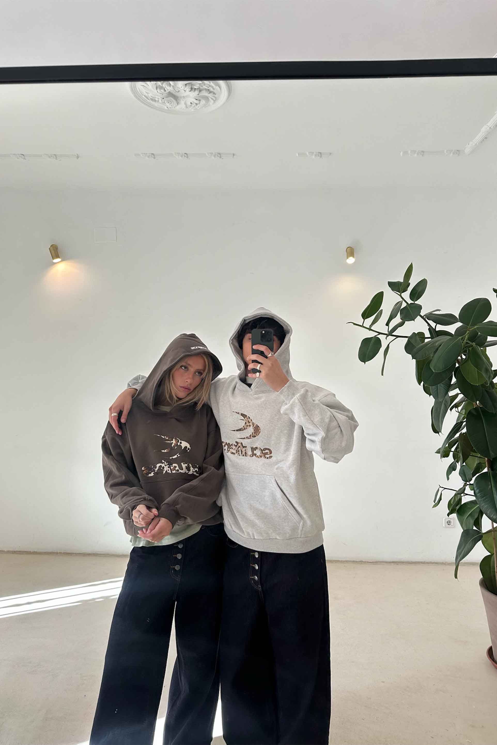 Safari Grey Hoodie - Image 3
