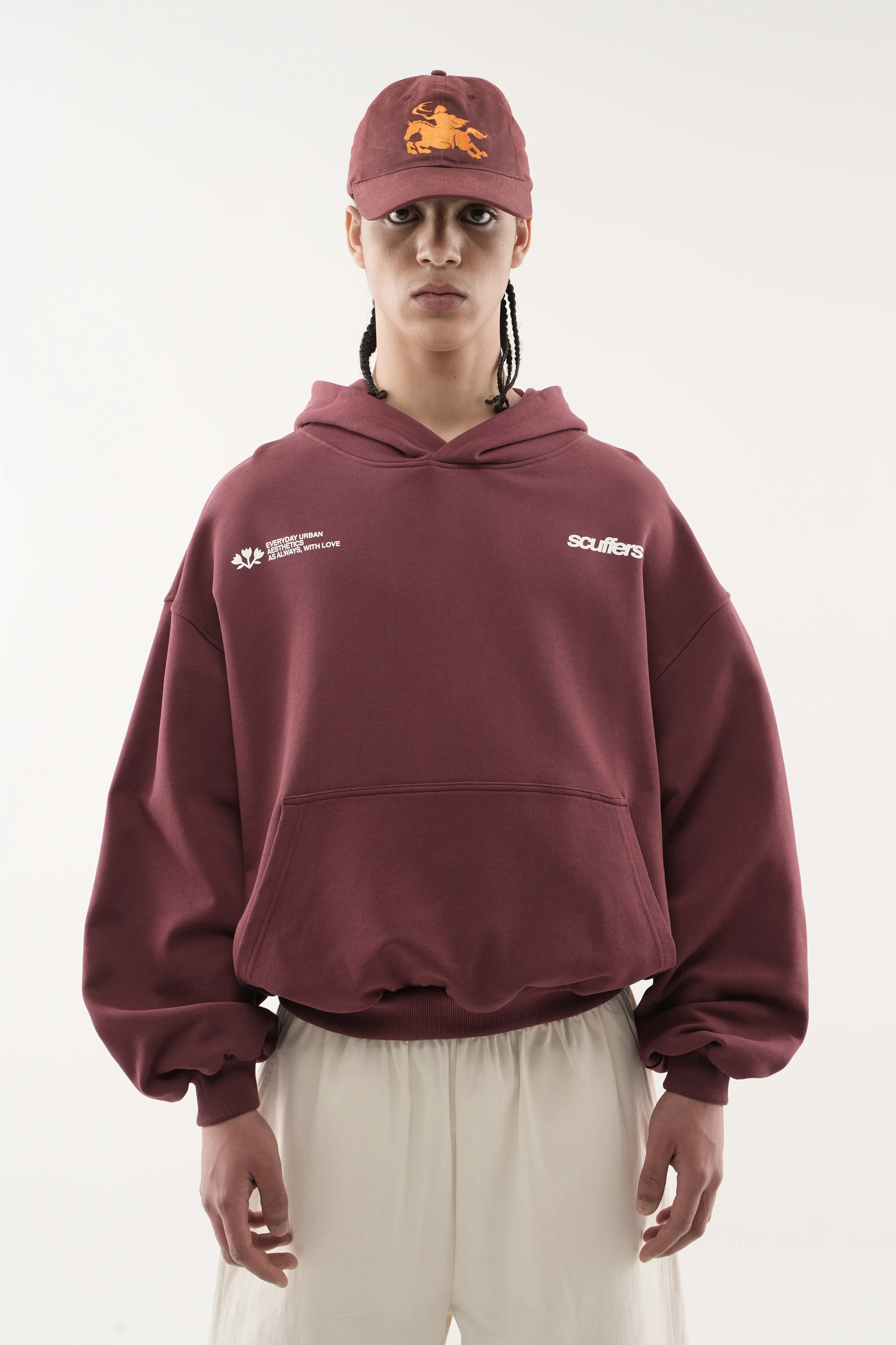 SC Burgundy Hoodie - Image 3