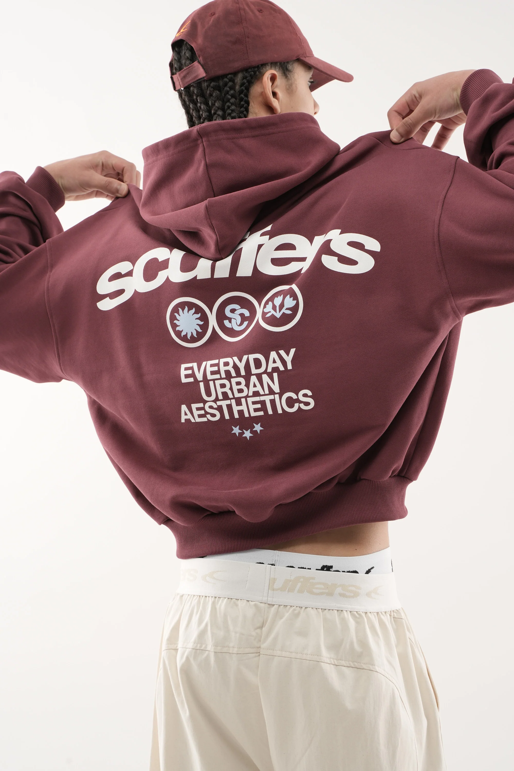 SC Burgundy Hoodie - Image 4