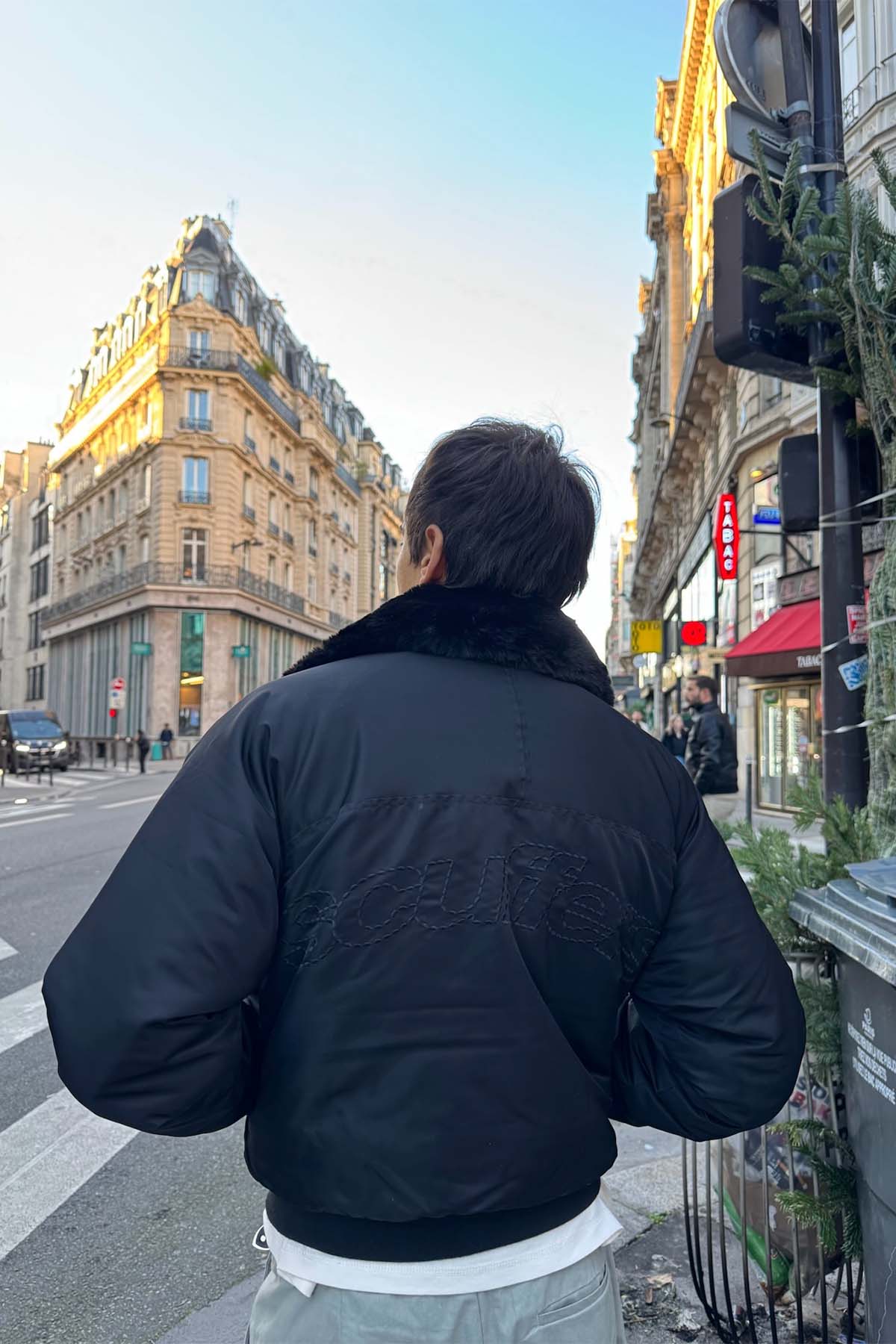 SCFF Black Bomber Jacket - Image 13