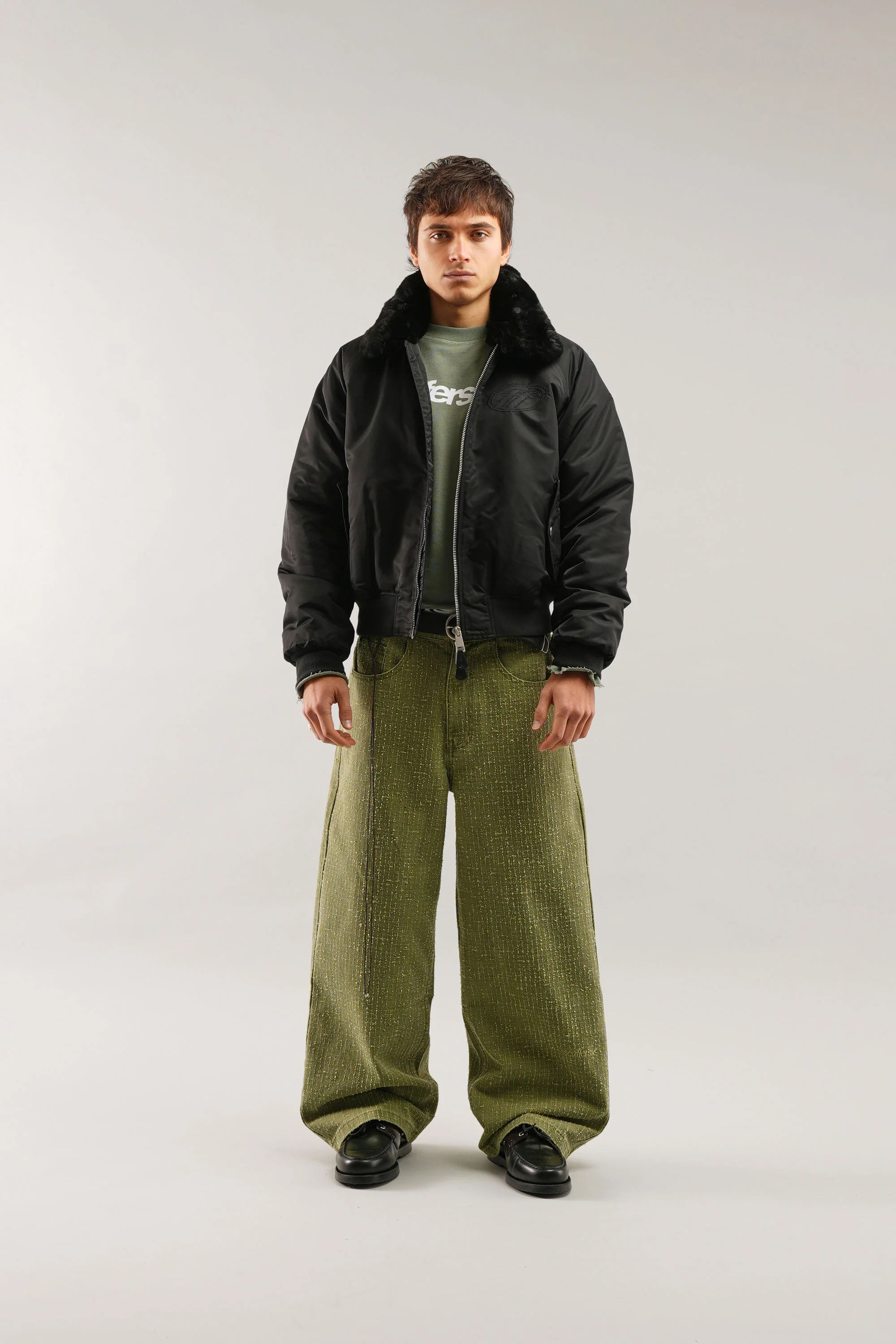 SCFF Black Bomber Jacket - Image 4