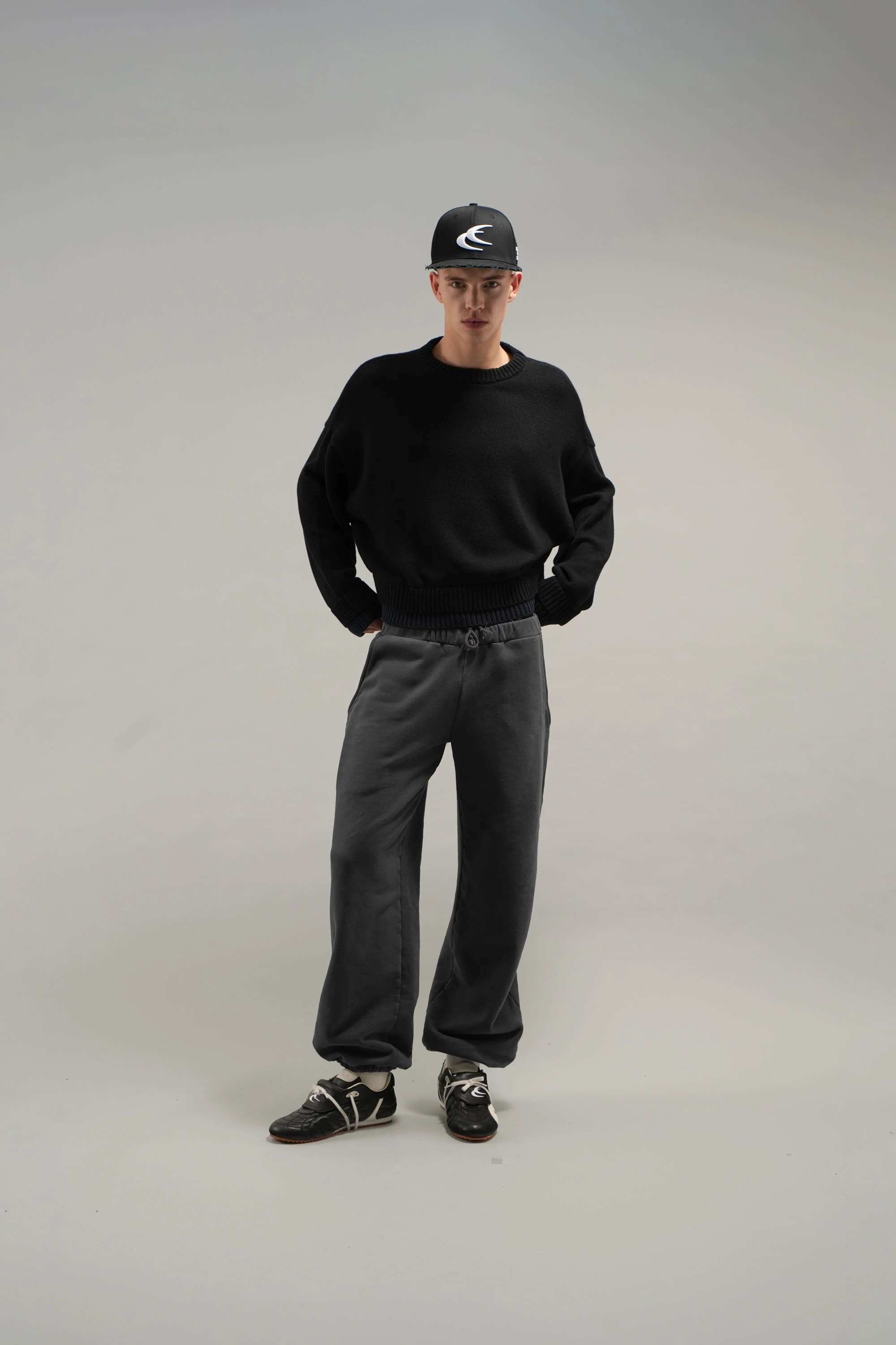 SCFF Fitted Black Cap - Image 2