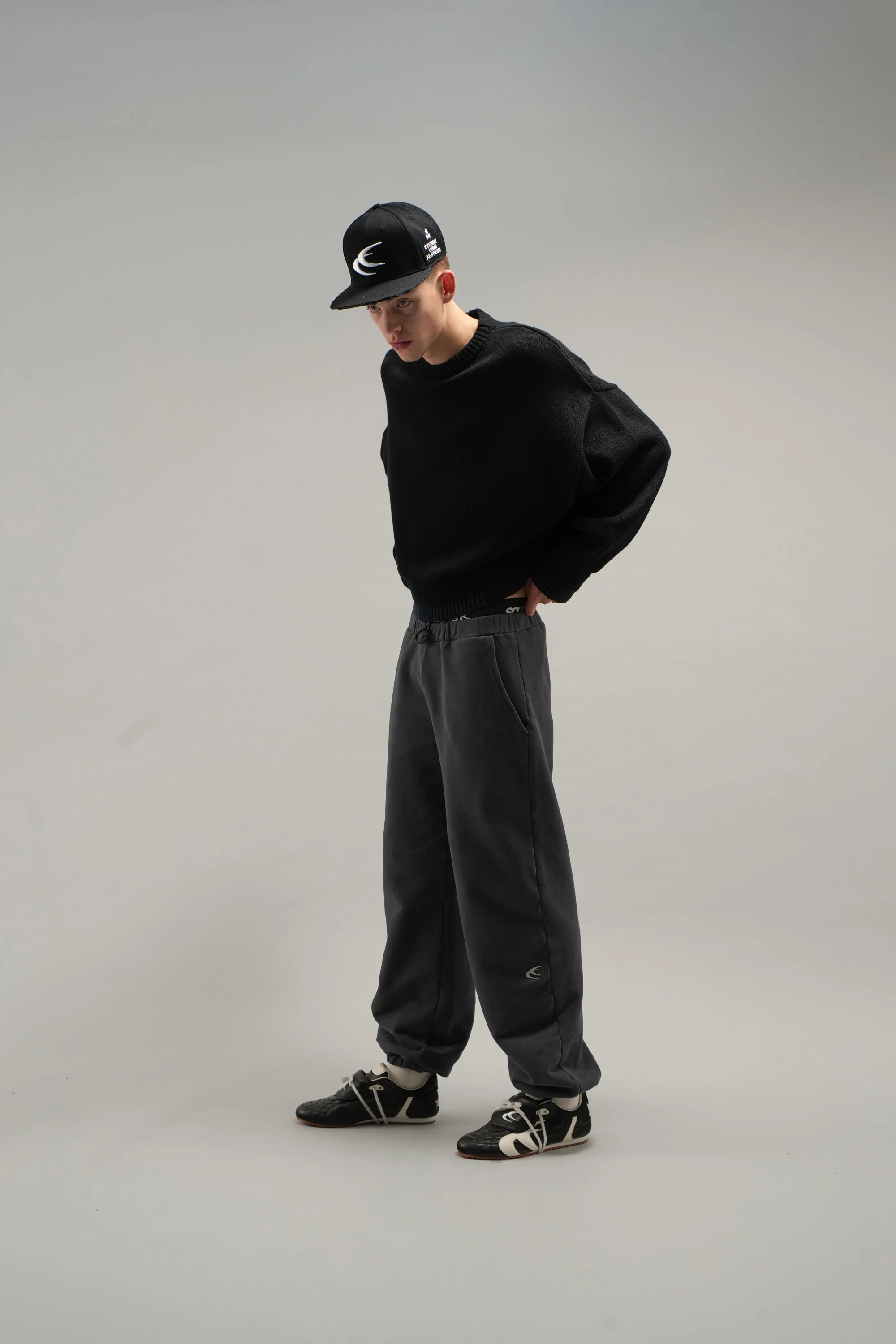 SCFF Fitted Black Cap - Image 6