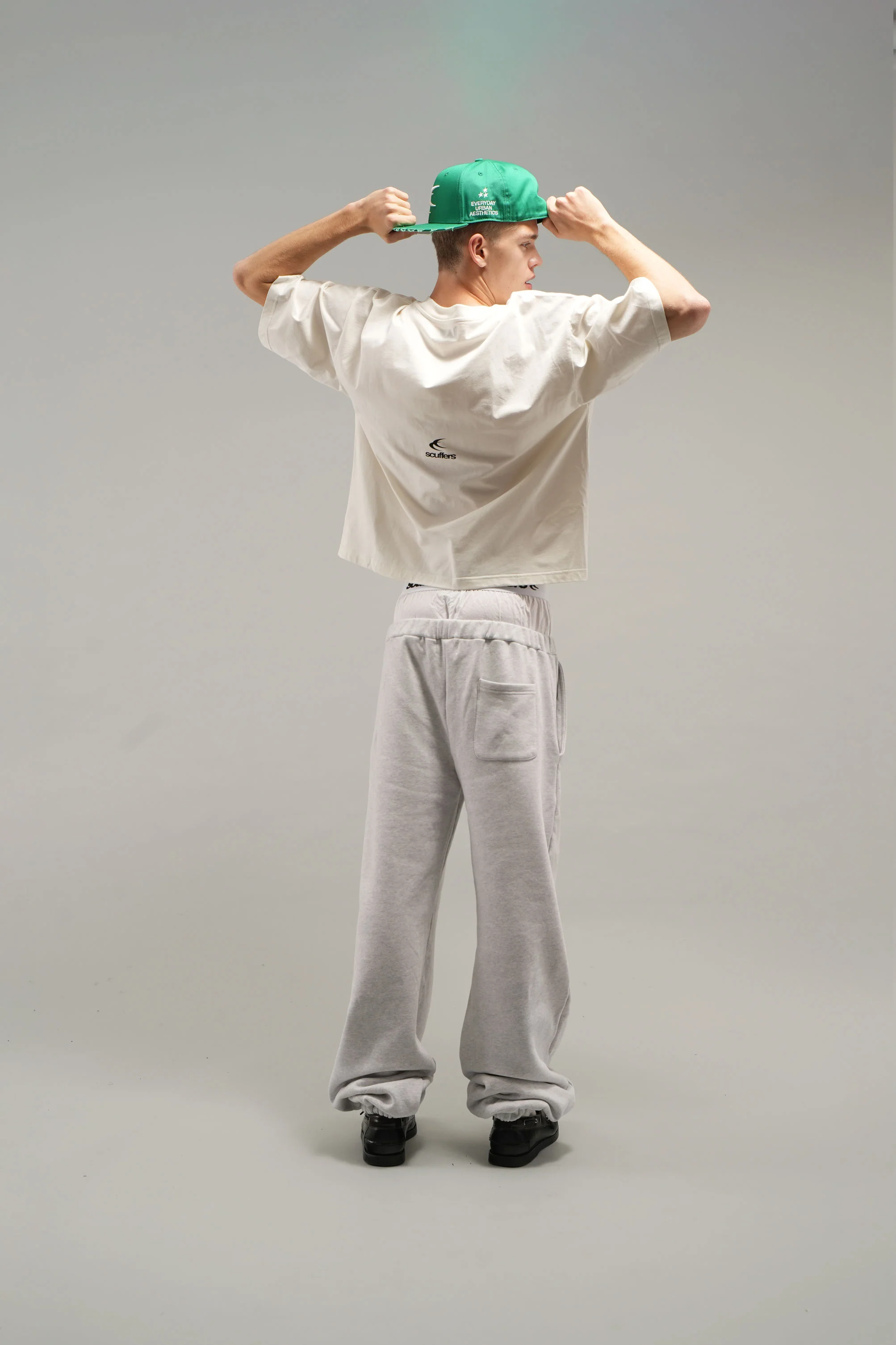 SCFF Fitted Green Cap - Image 2