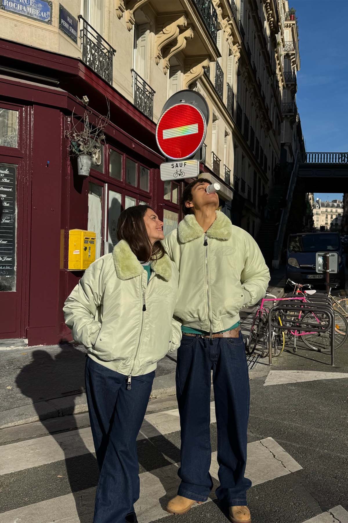 SCFF Green Mint Bomber Jacket - Image 11