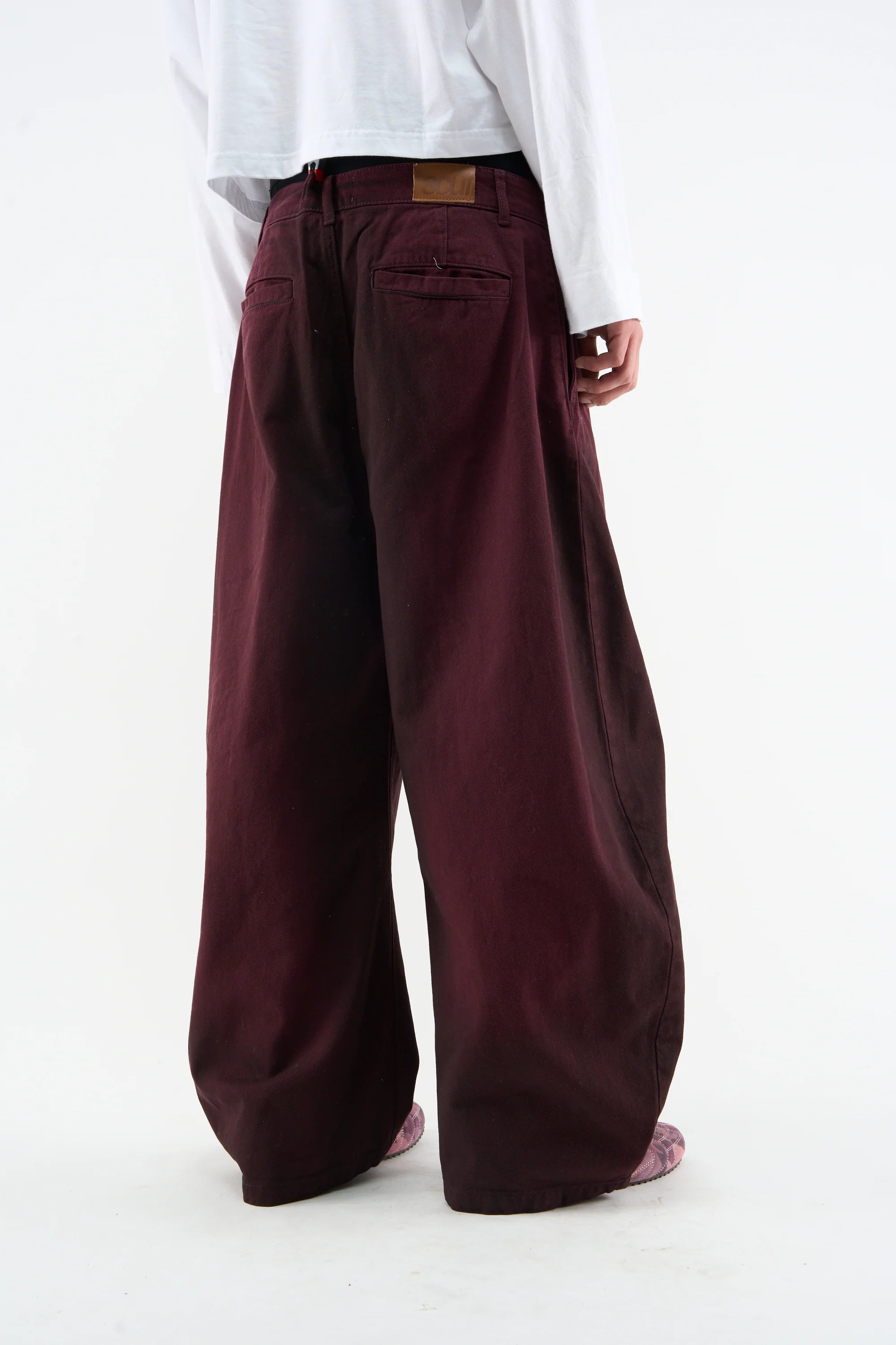 Shell Burgundy Pants - Image 6