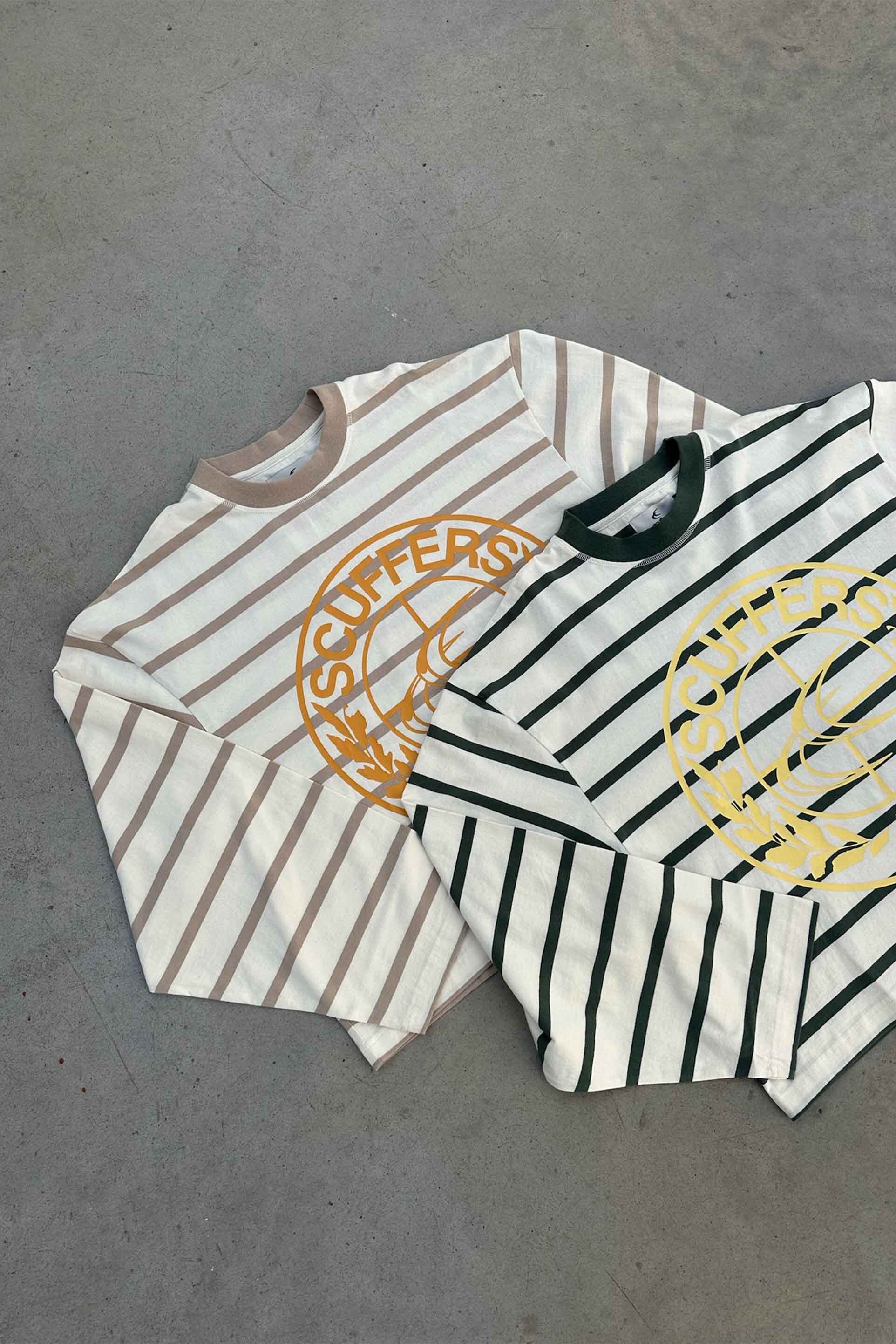 Shield Brown Striped Longsleeve - Image 6
