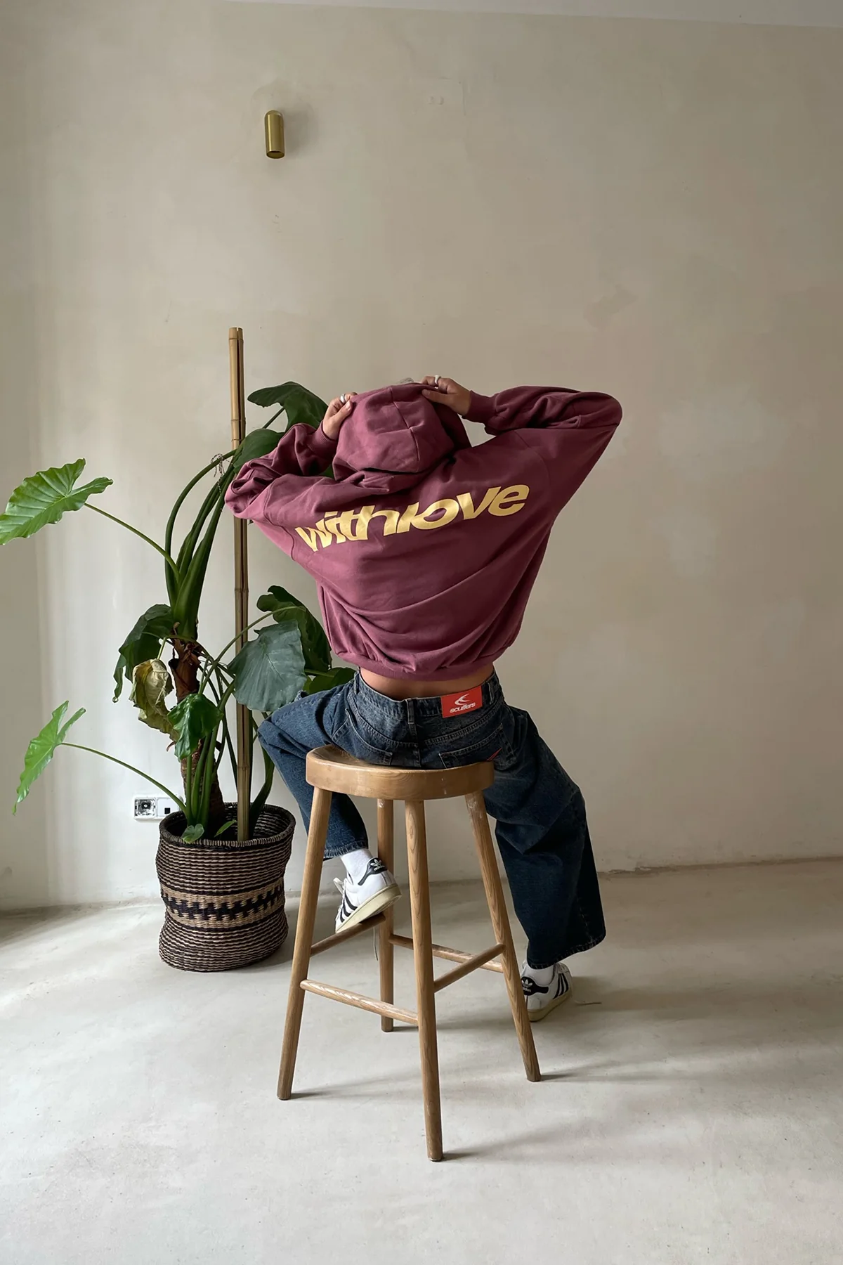 Sign Burgundy Hoodie - Image 6