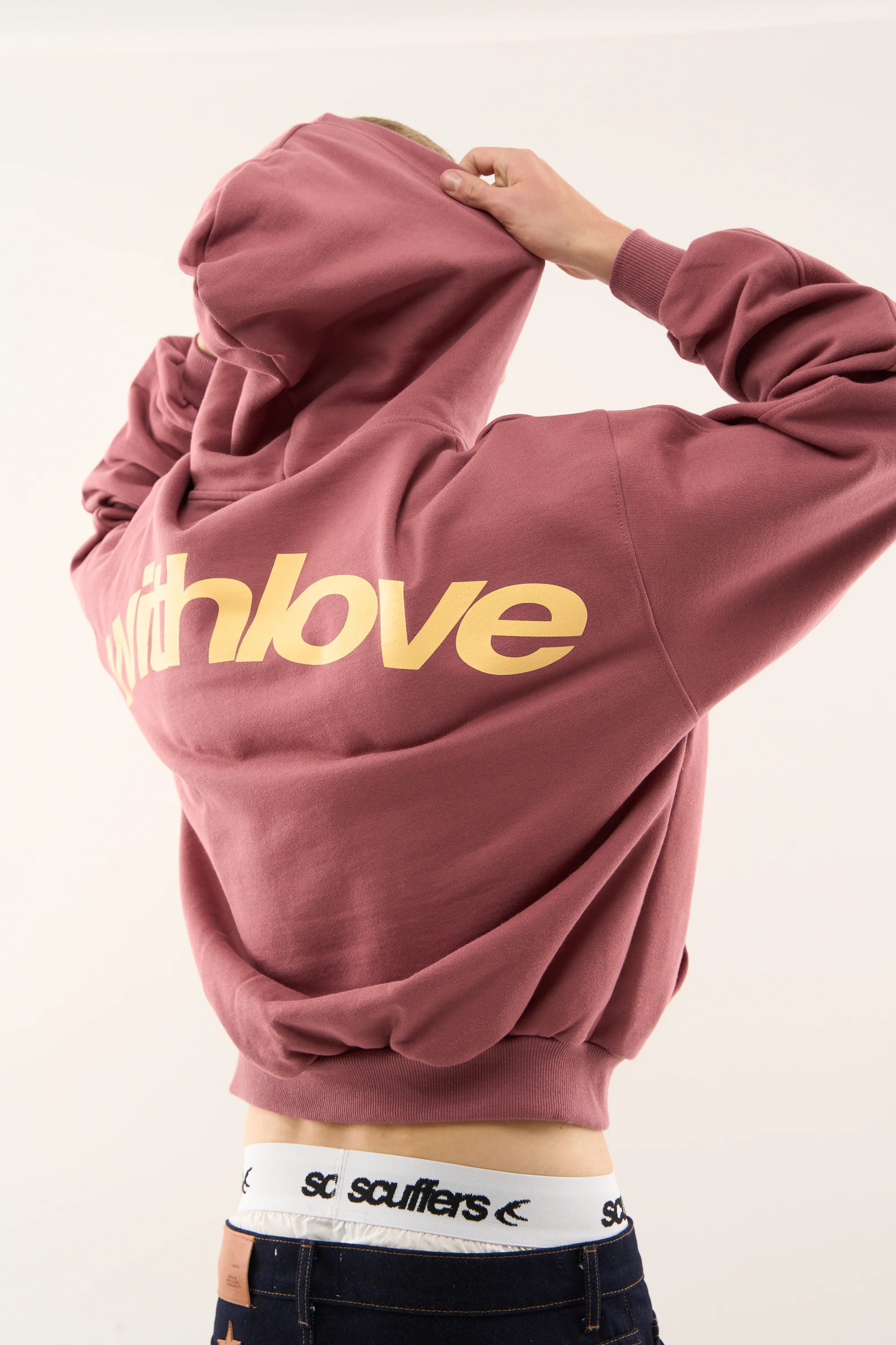 Sign Burgundy Hoodie - Image 8
