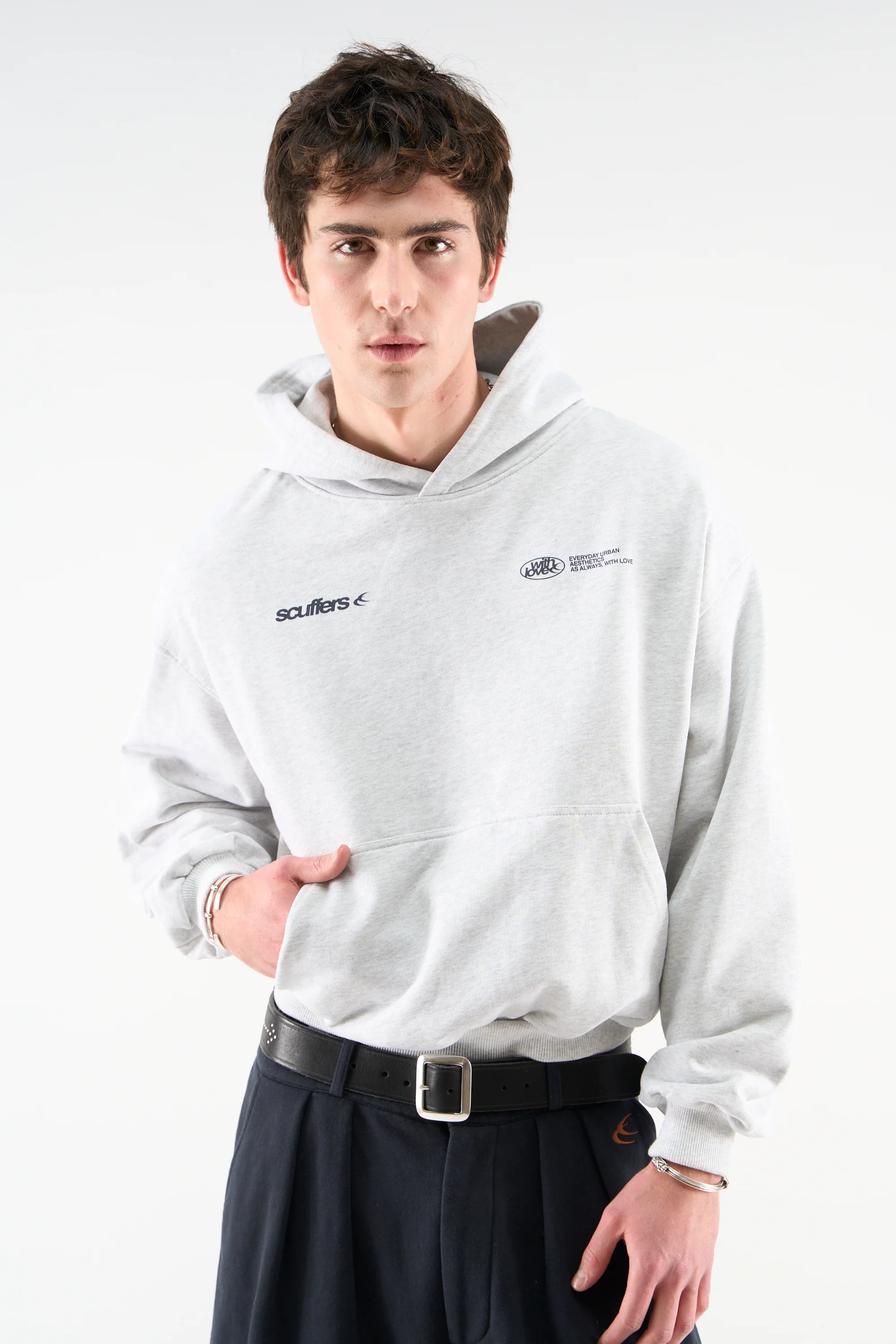 Sign Light Grey Hoodie - Image 4