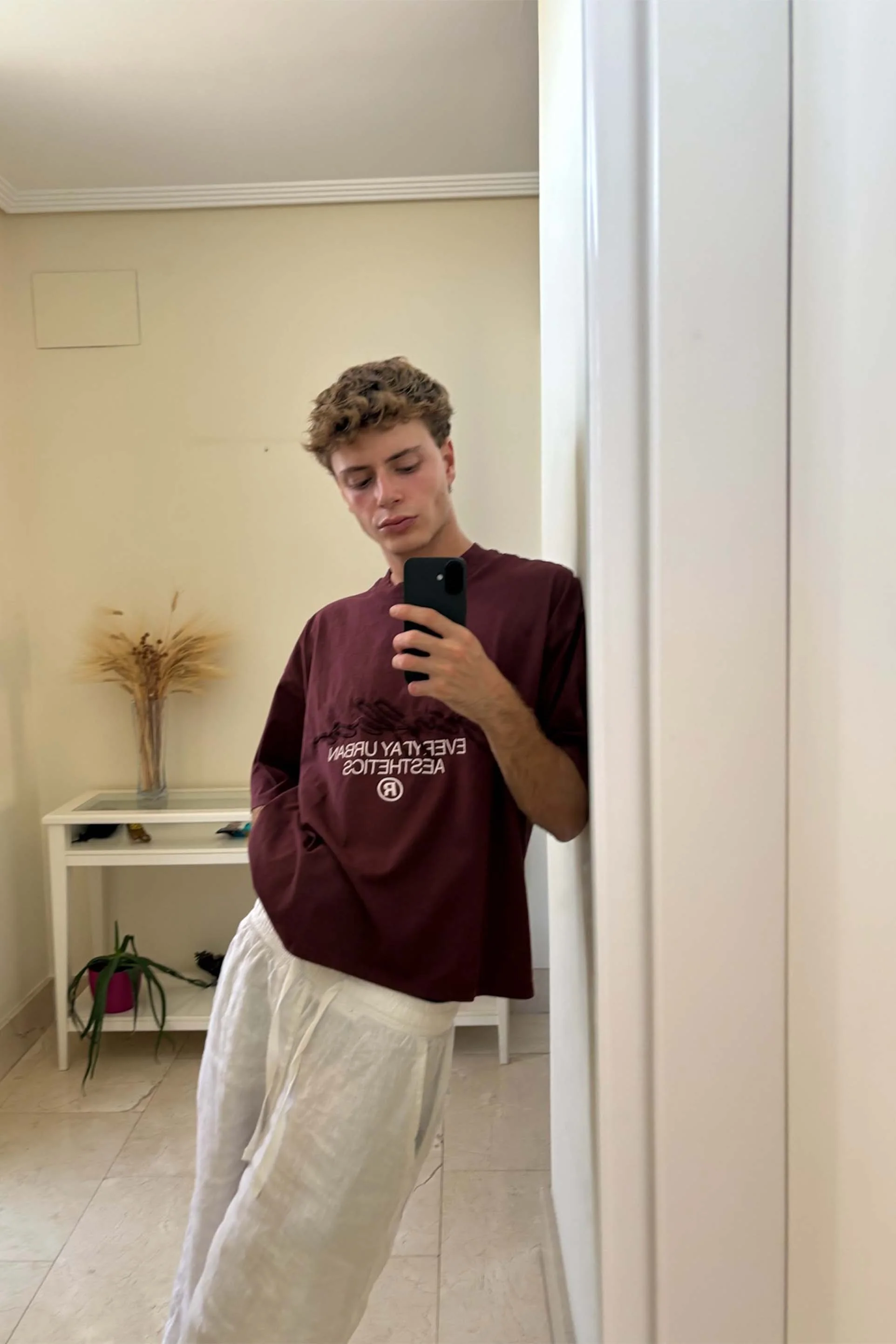 New Signature Burgundy T-Shirt - Image 6