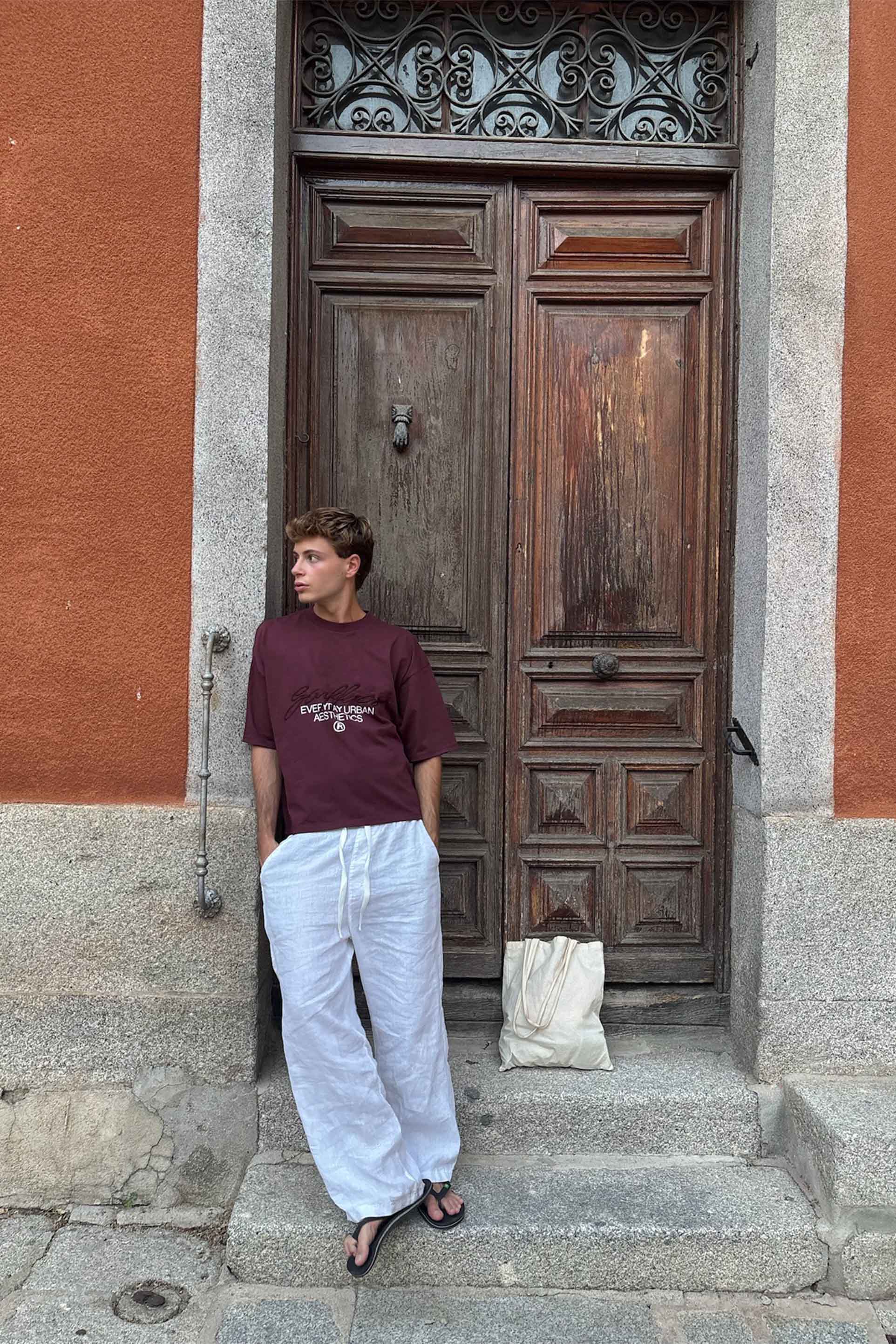 New Signature Burgundy T-Shirt - Image 8