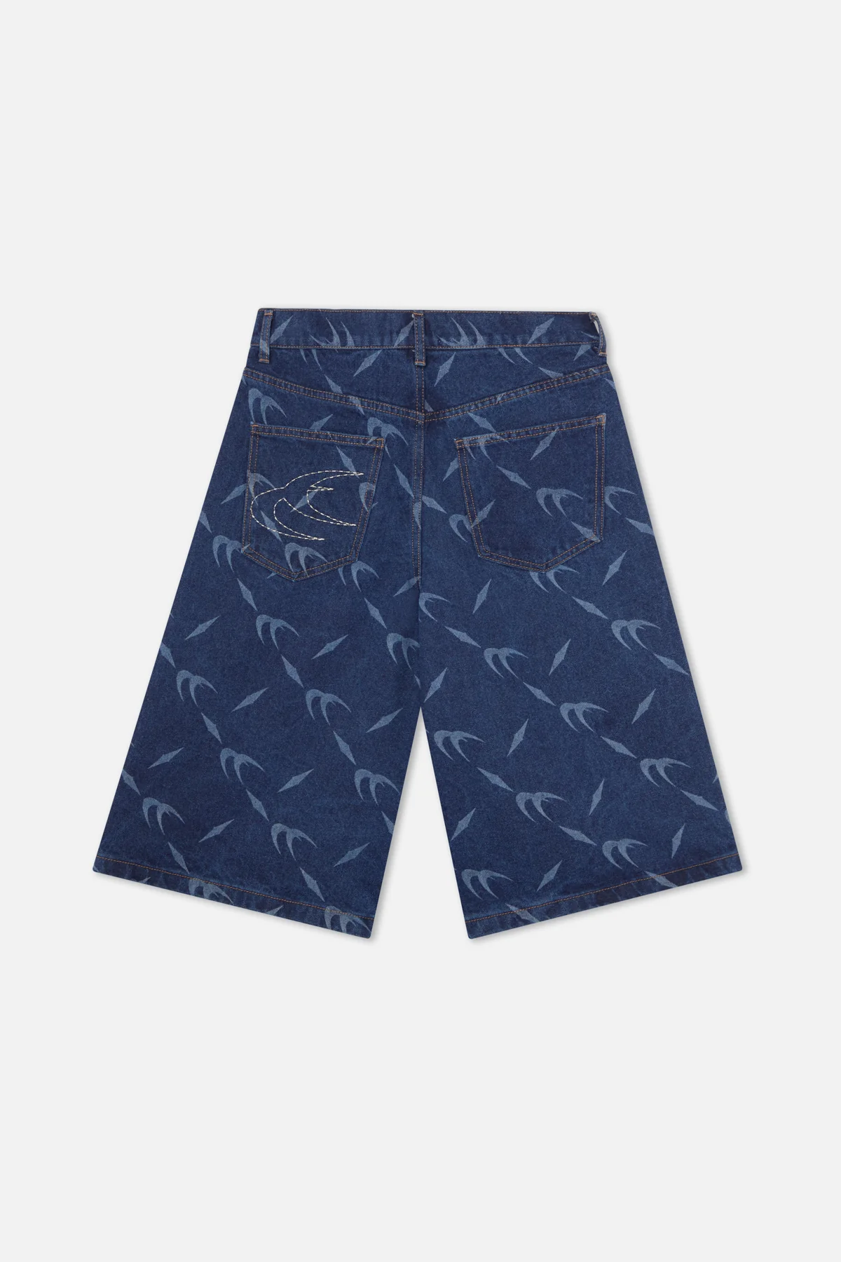 Silver Dark Blue Jorts - Image 7
