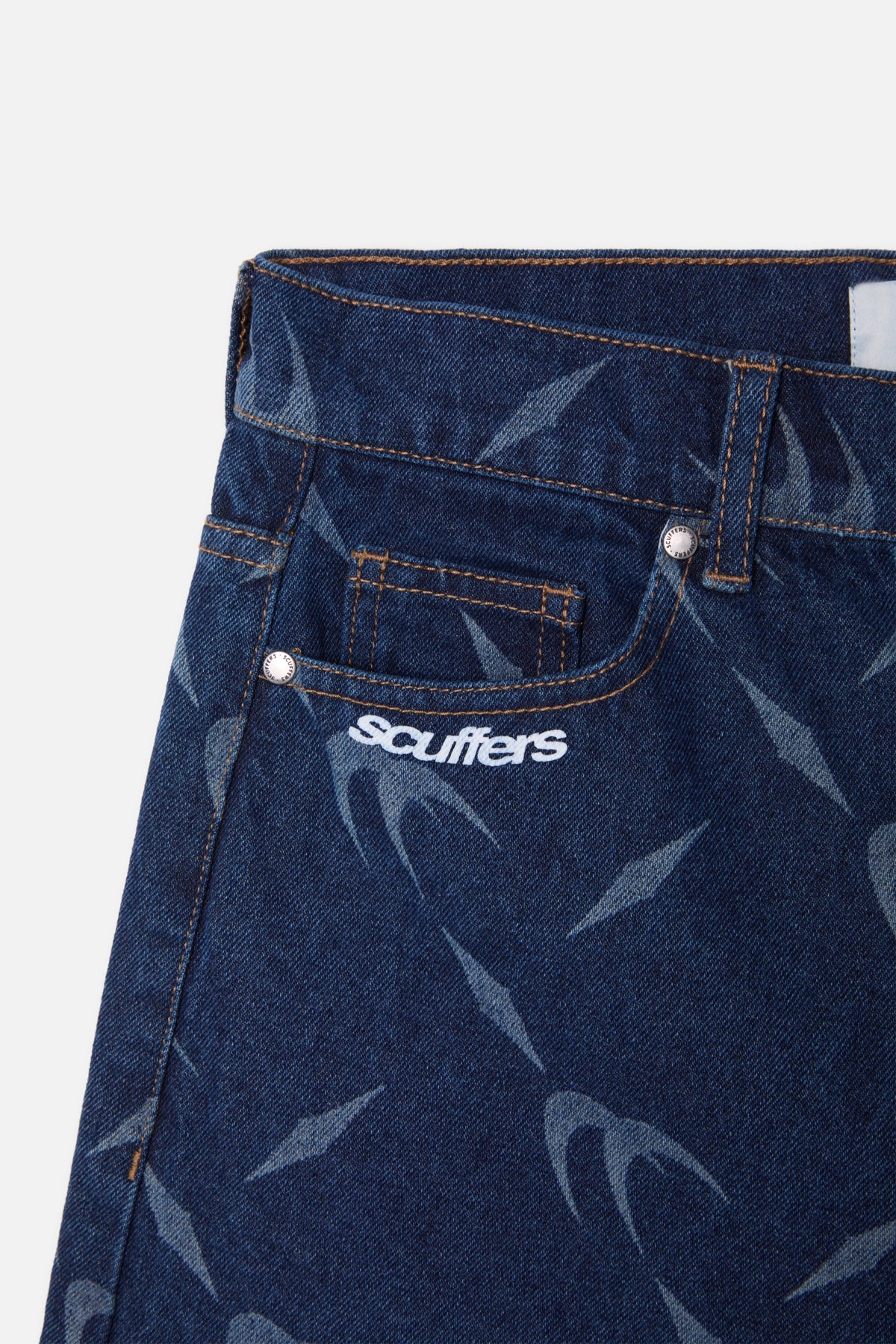 Silver Dark Blue Jorts - Image 8