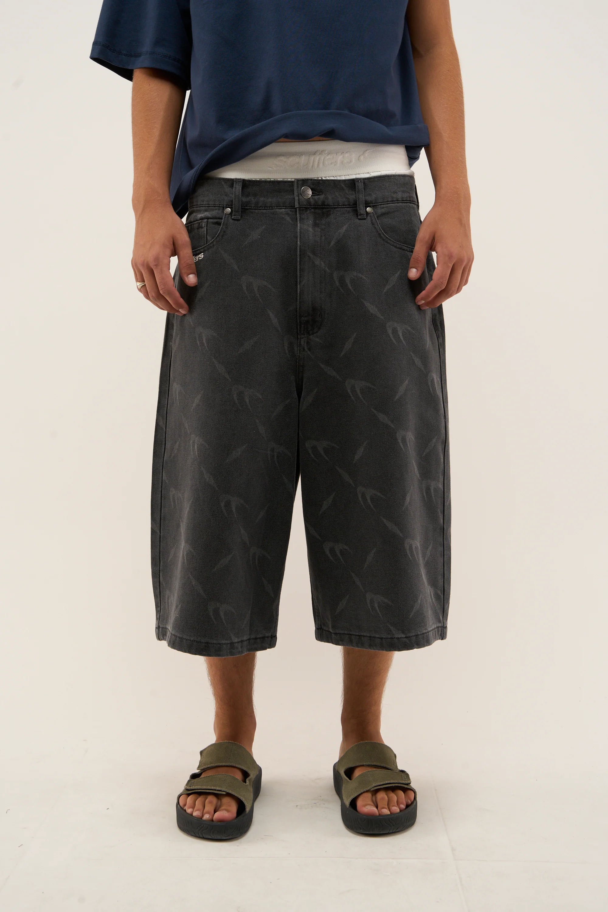Silver Dark Jorts - Image 2