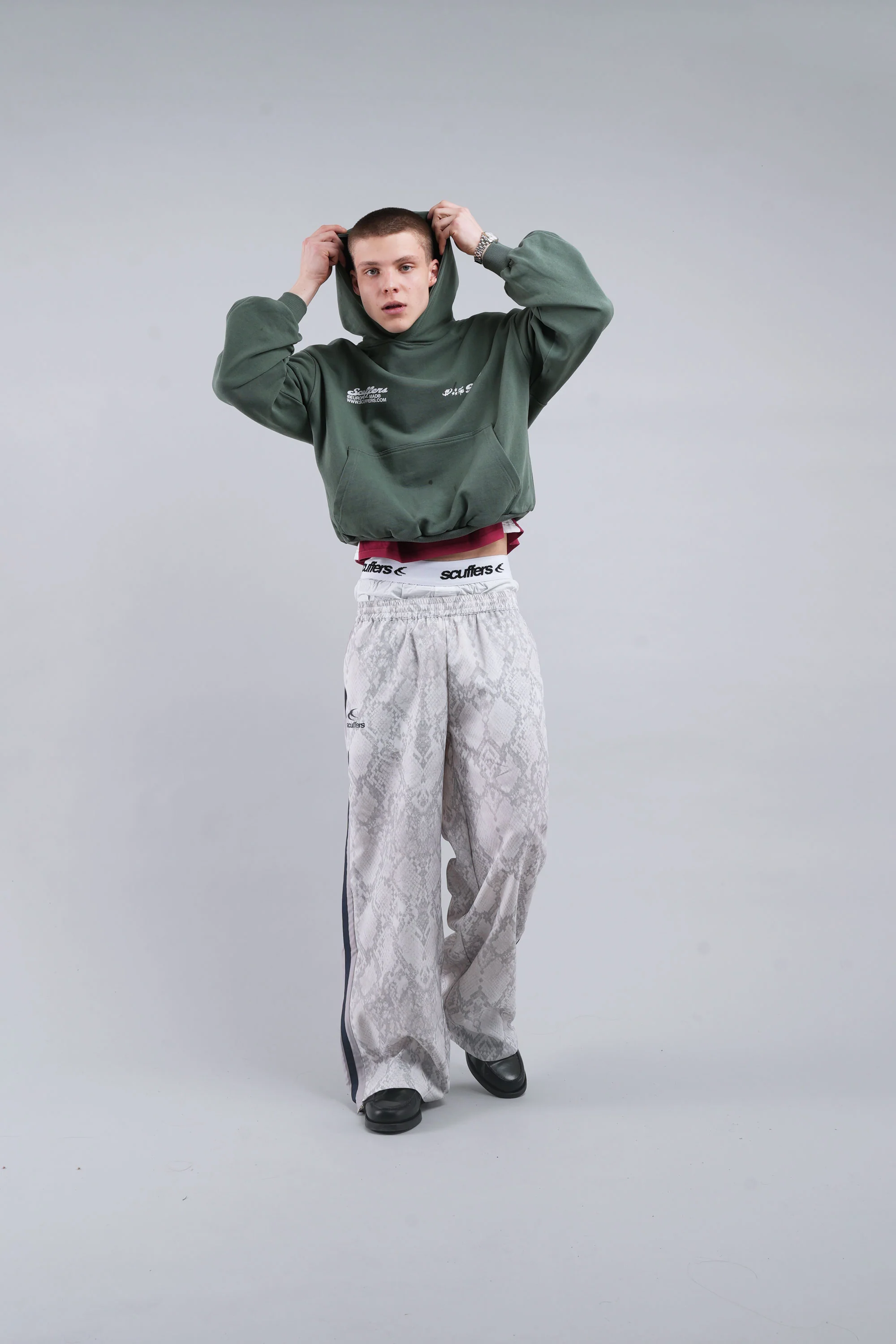 Snake Light Grey Tech Pants - Image 5
