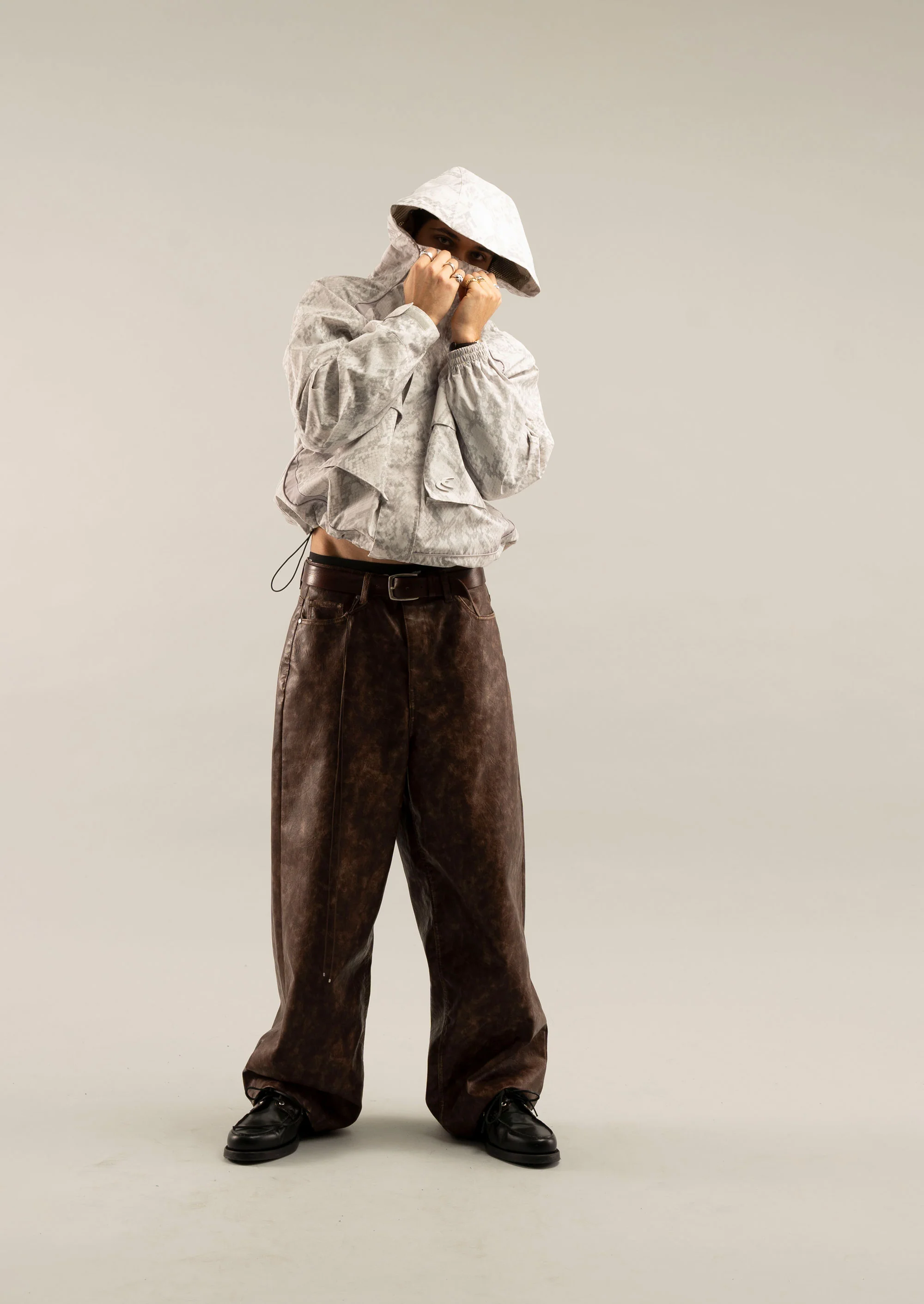 Snake Light Grey Windbreaker - Image 8