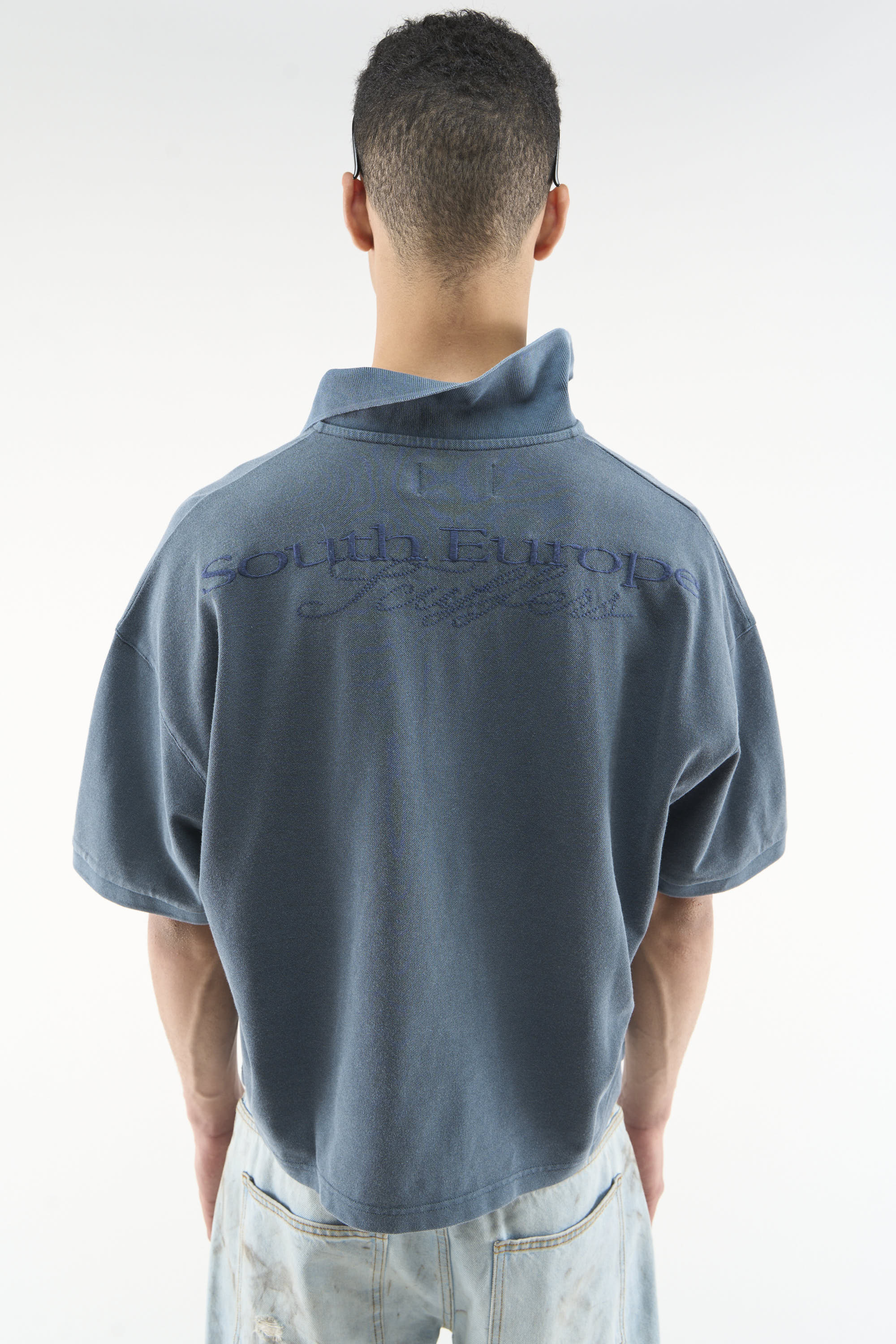 South Europe Navy Polo - Image 3