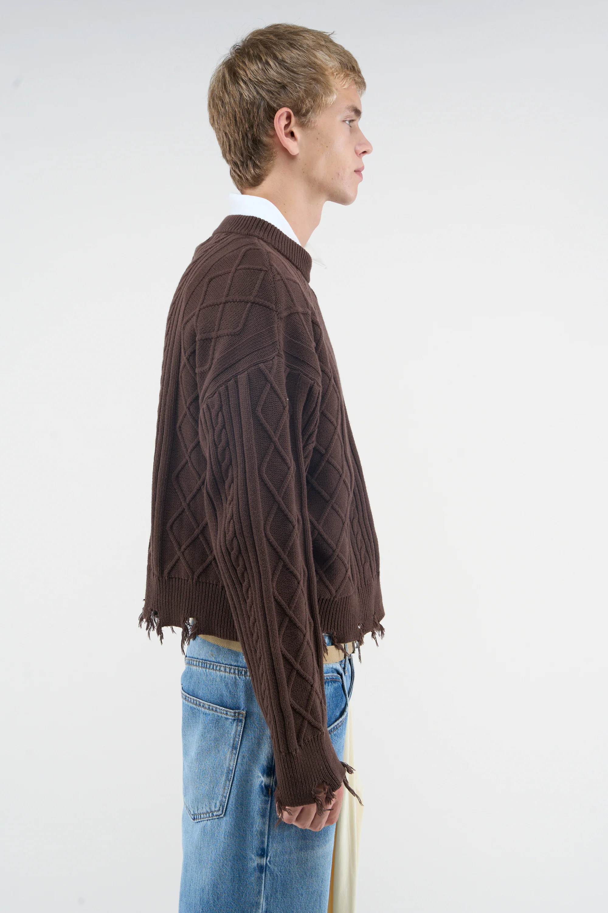 Split Brown Knit - Image 5