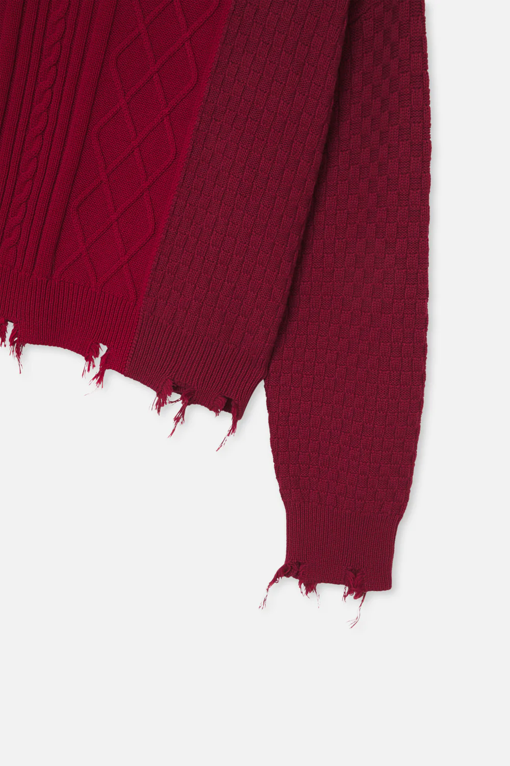 Split Burgundy Knit - Image 8