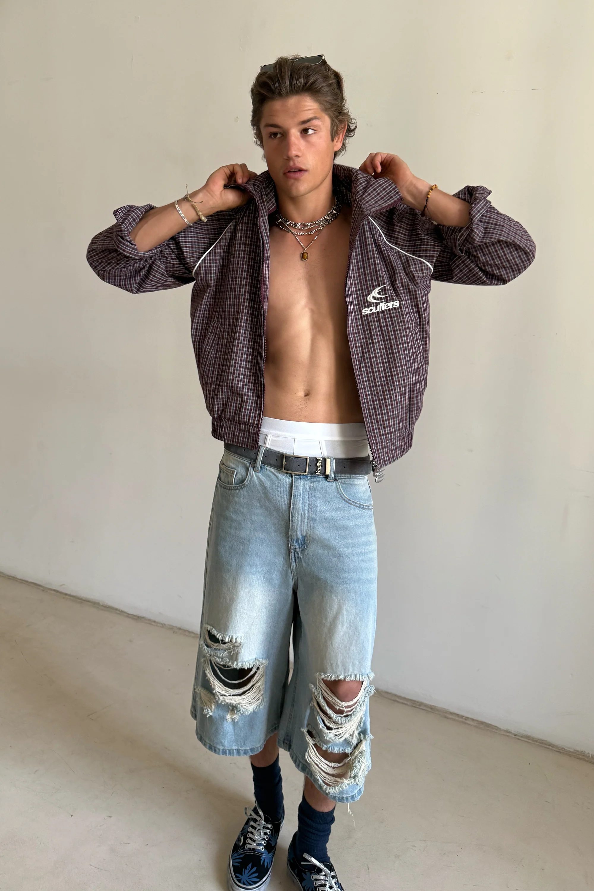SS26 Jumbo Light Blue Jorts - Image 7