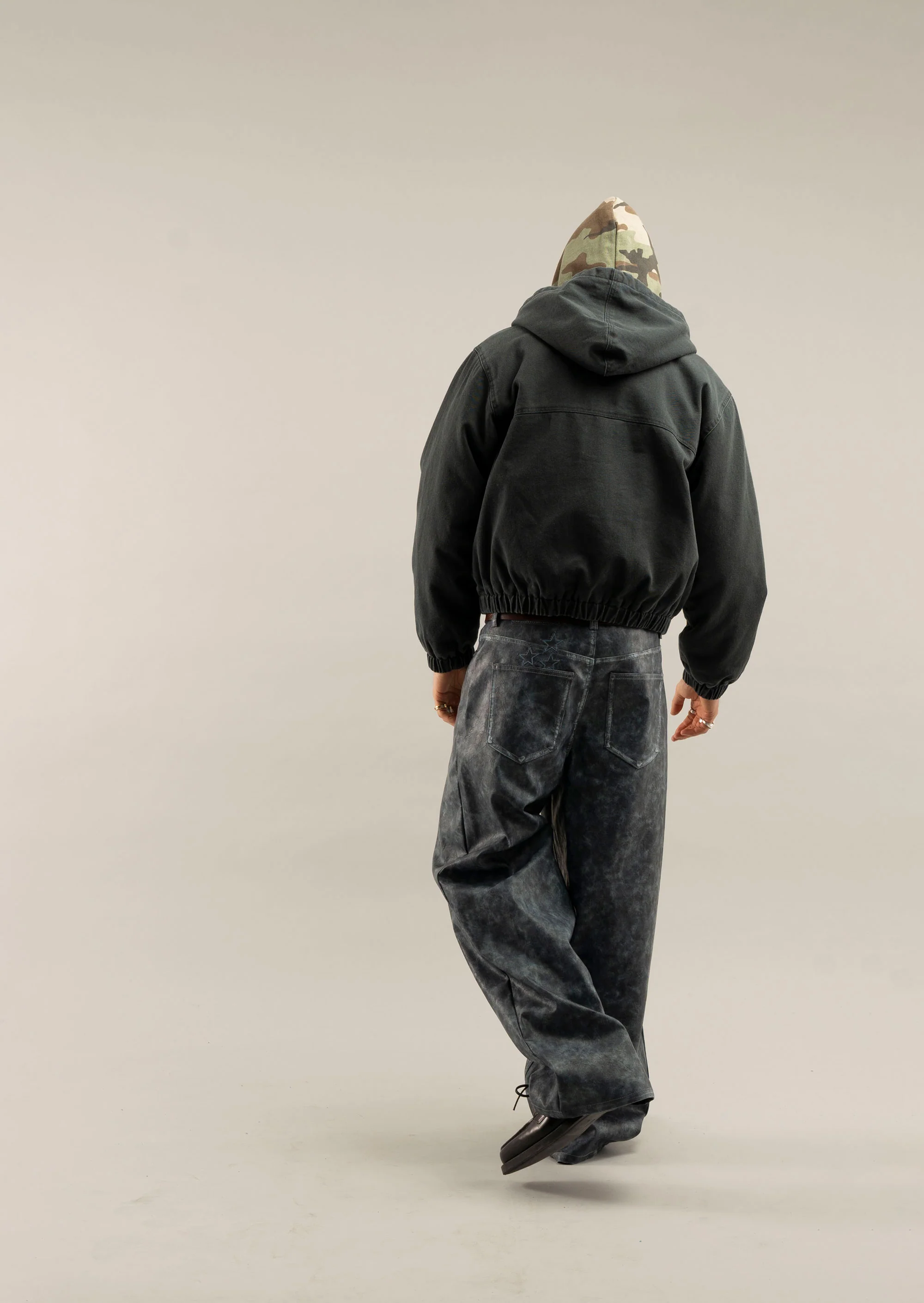 Stained Dark Work Jacket - Image 6