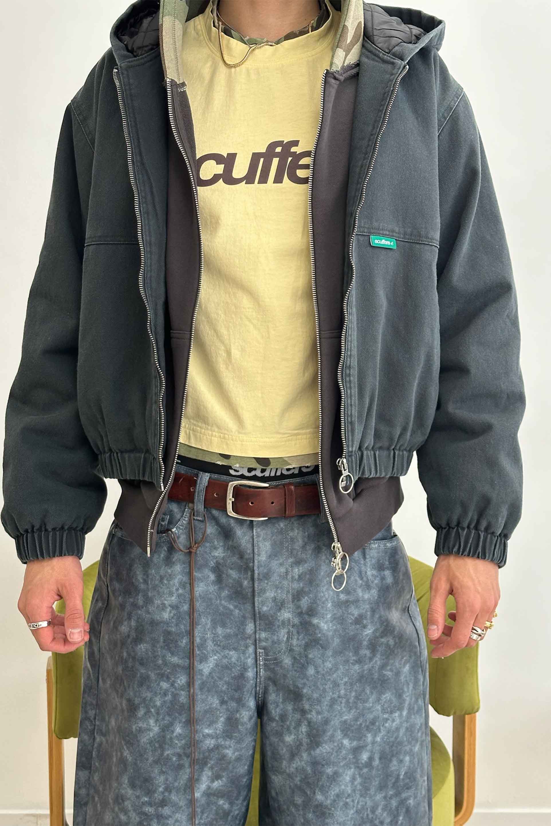 Stained Dark Work Jacket - Image 8