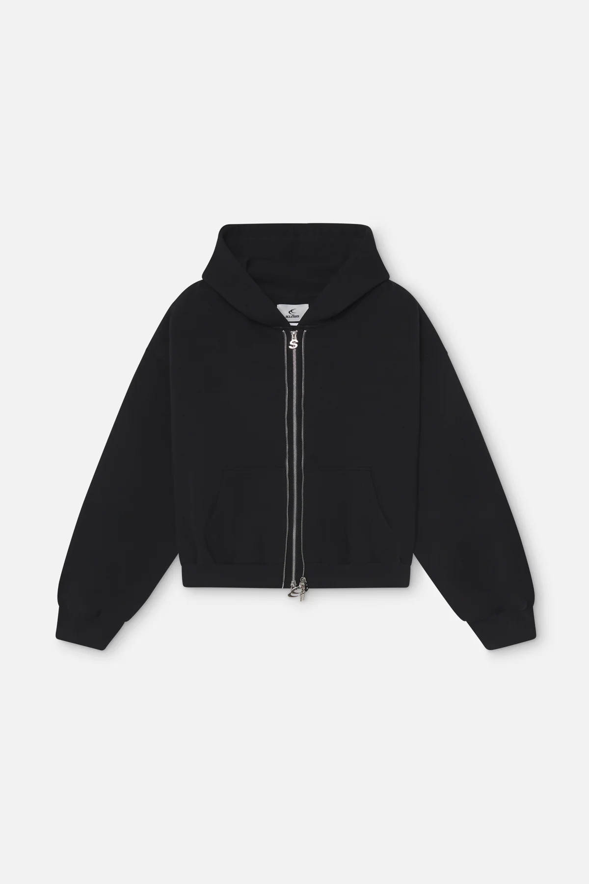 Steel Black Zipper