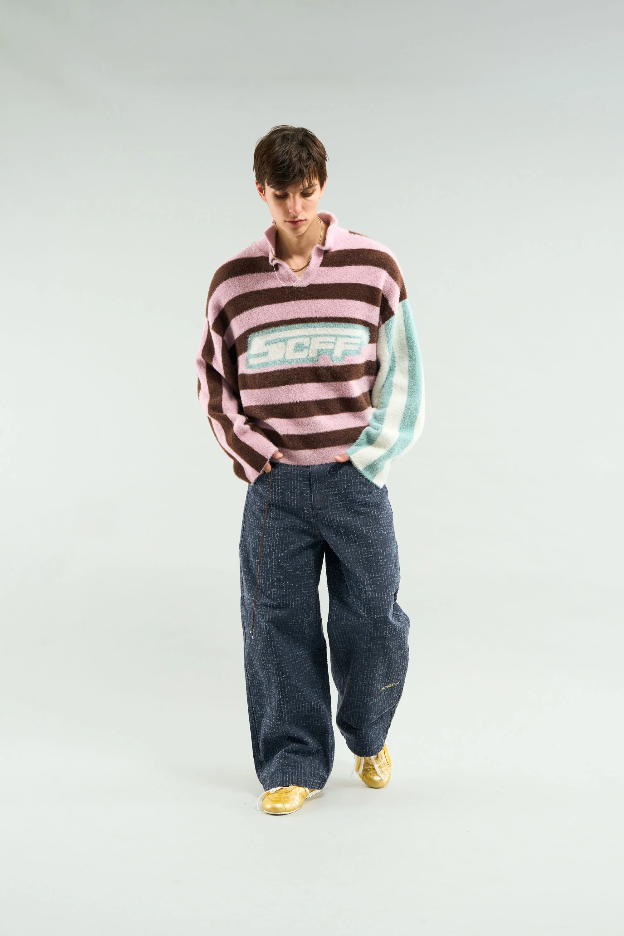 Stripes Mohair Polo - Image 3