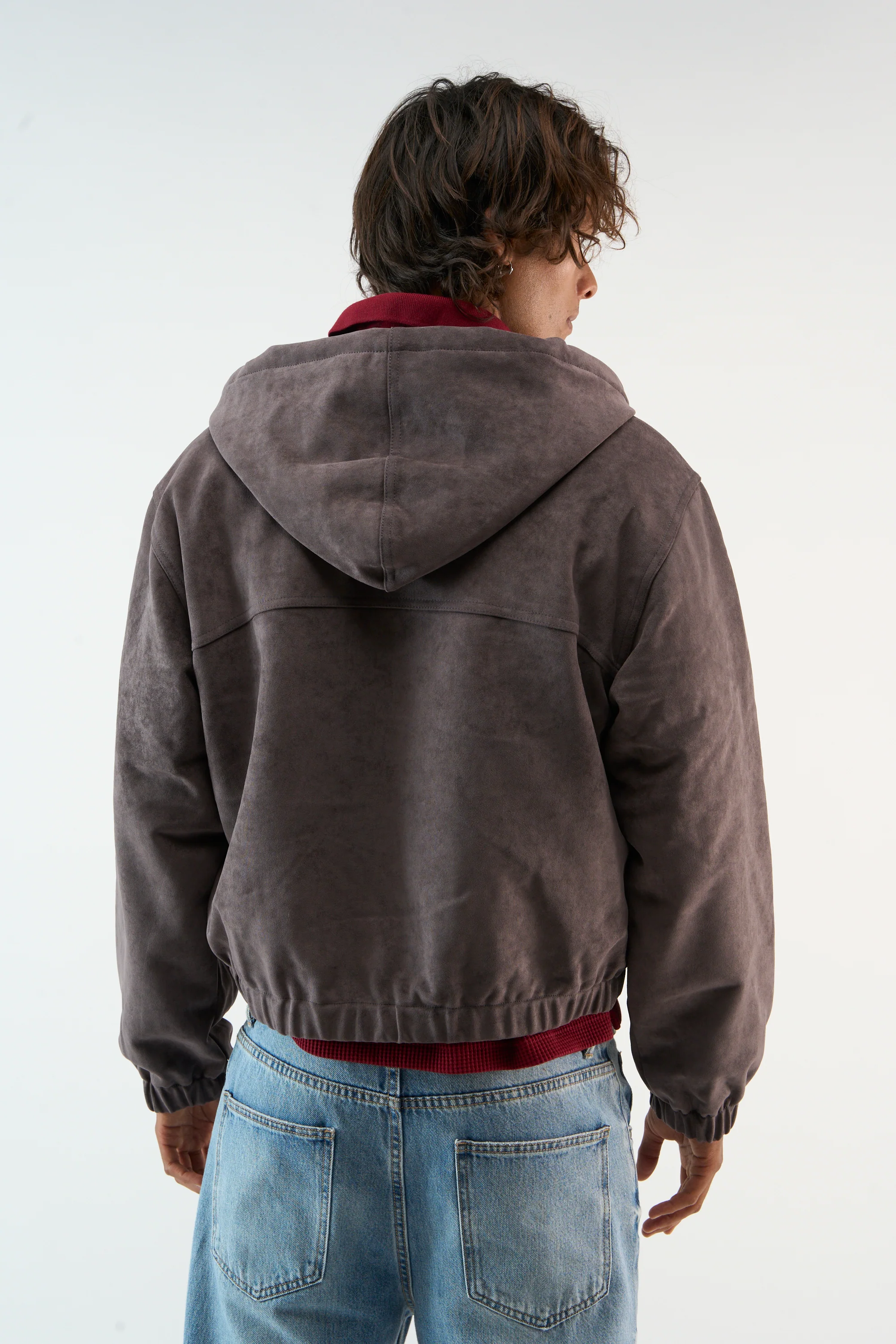 Suede Dark Work Jacket - Image 4