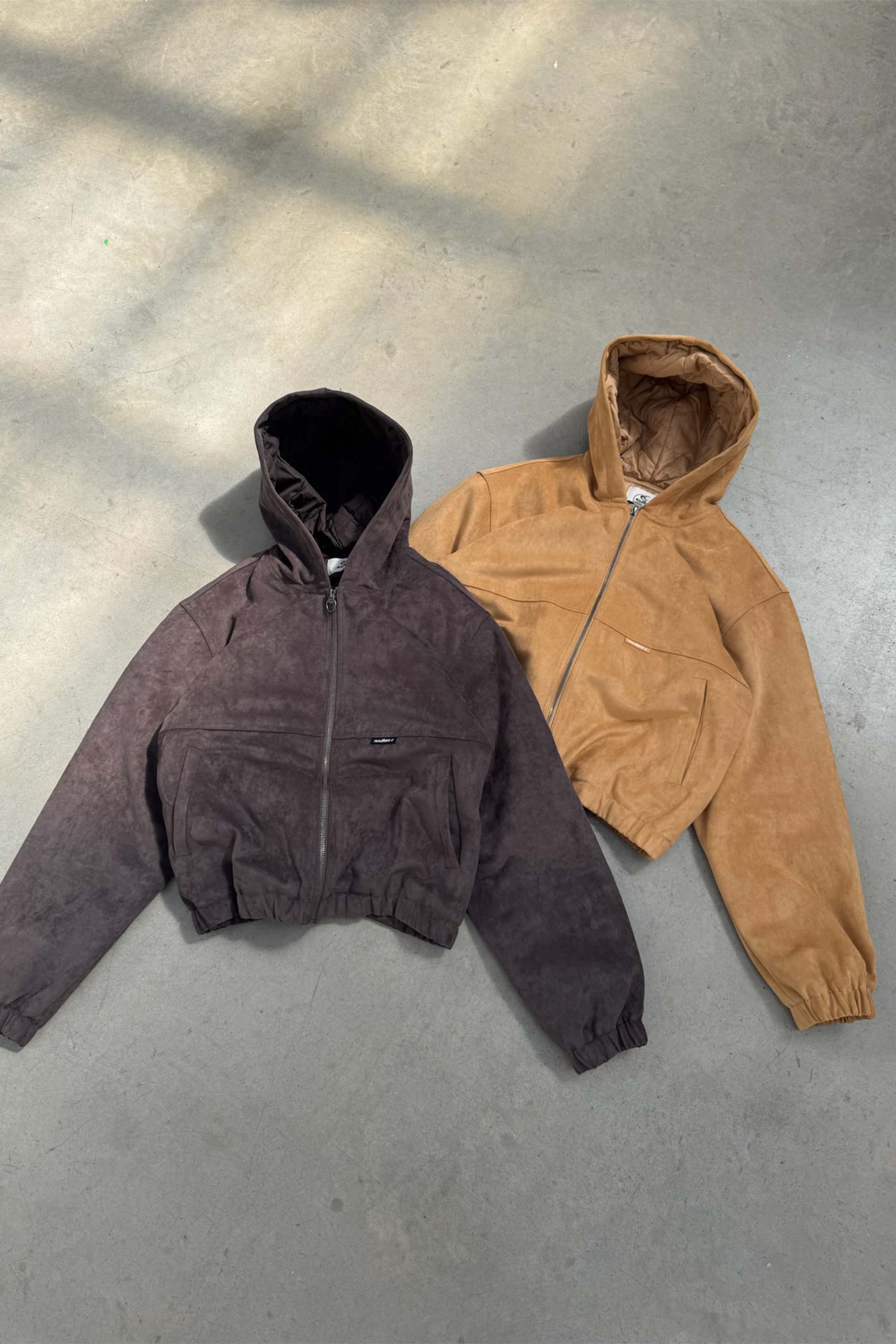 Suede Camel Work Jacket - Image 5