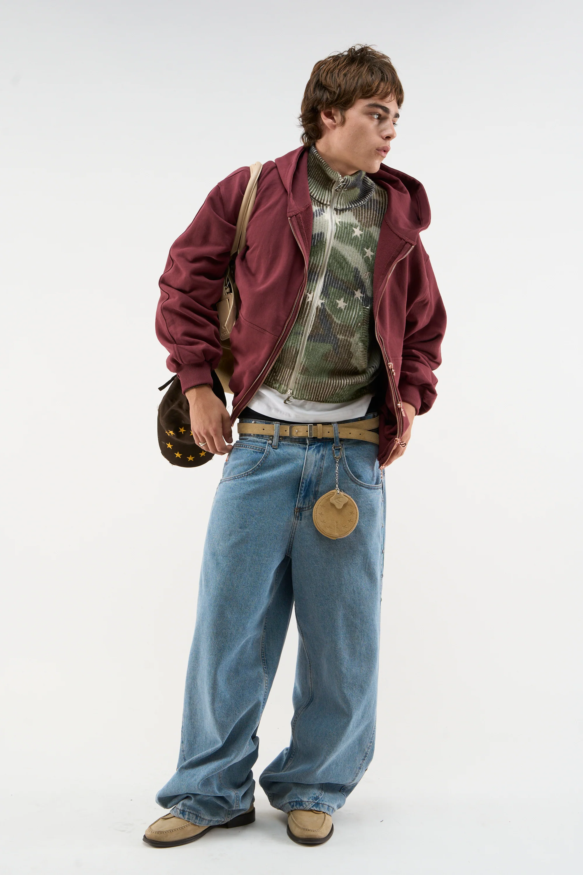 Suede Ecru Belt - Image 2