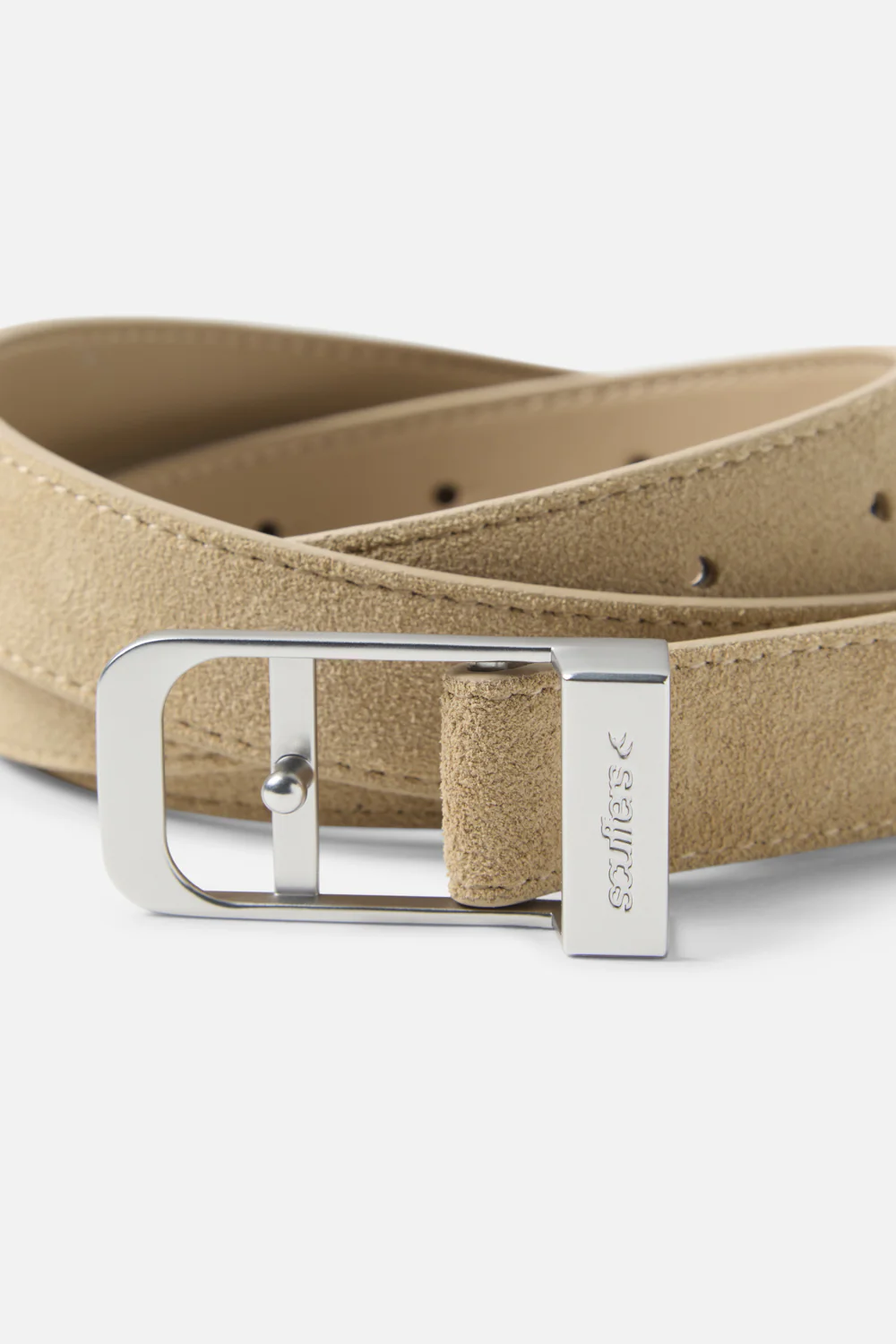 Suede Ecru Belt - Image 4