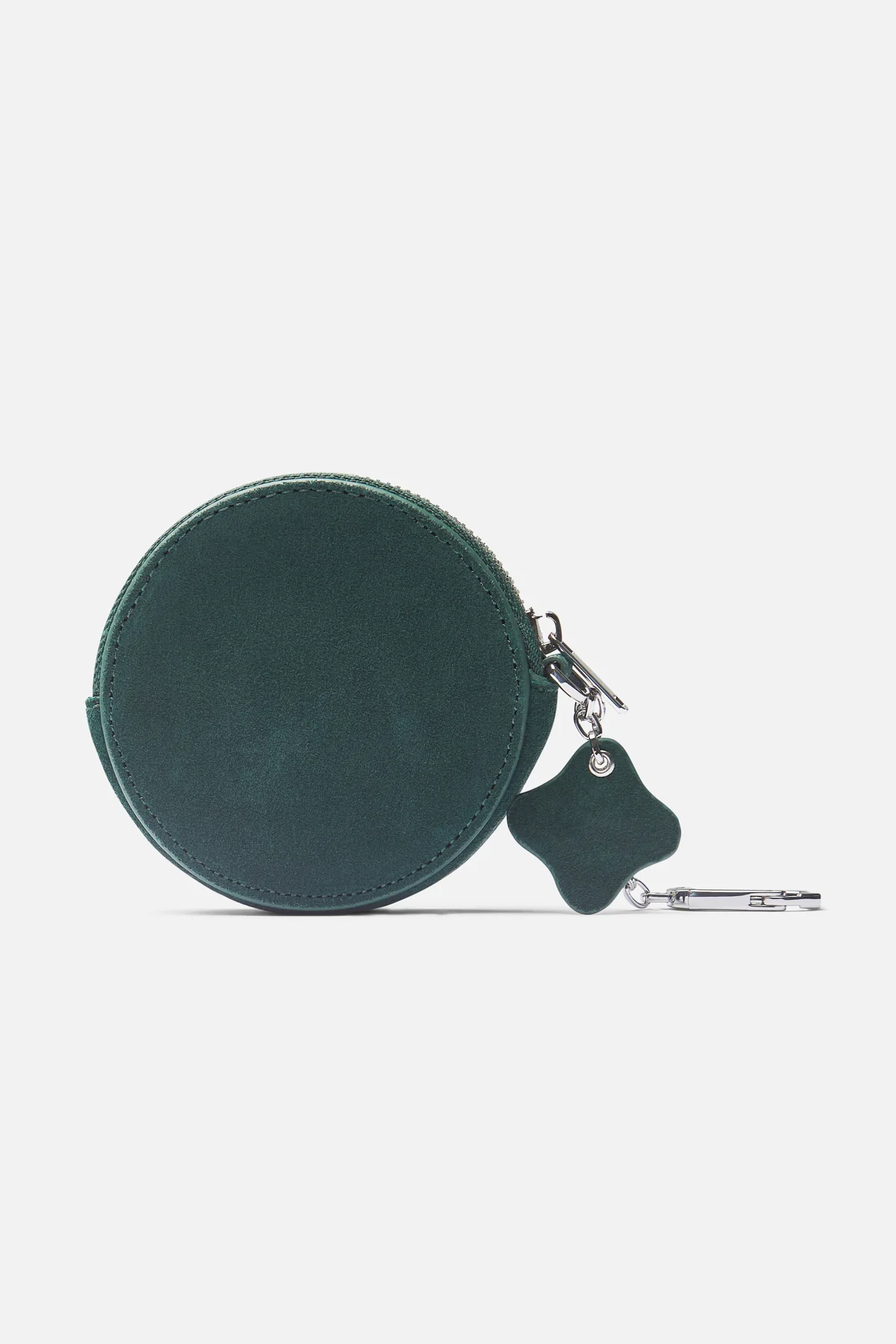 Suede Green Keychain Wallet - Image 4