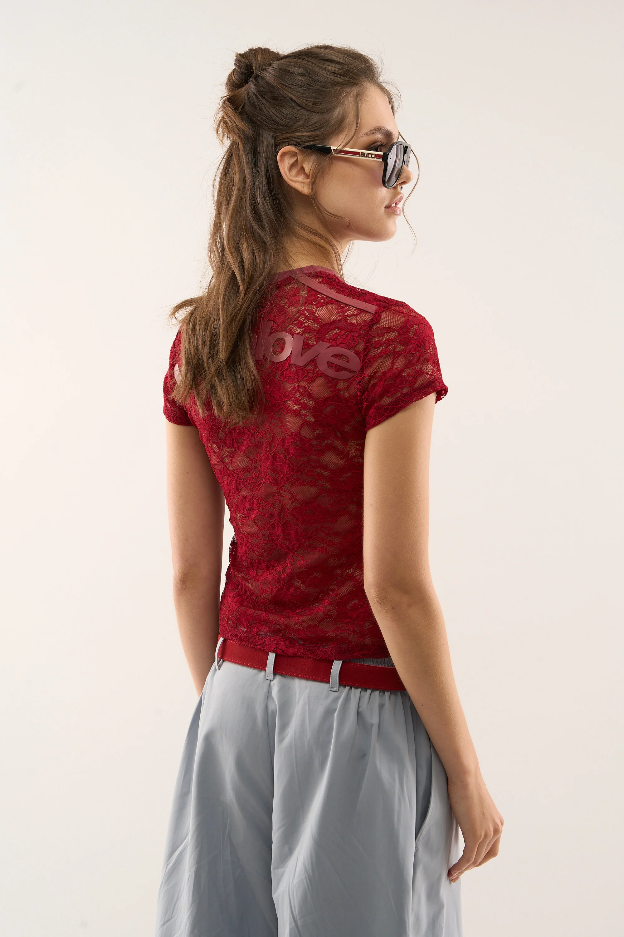 Suede Red Belt - Image 4