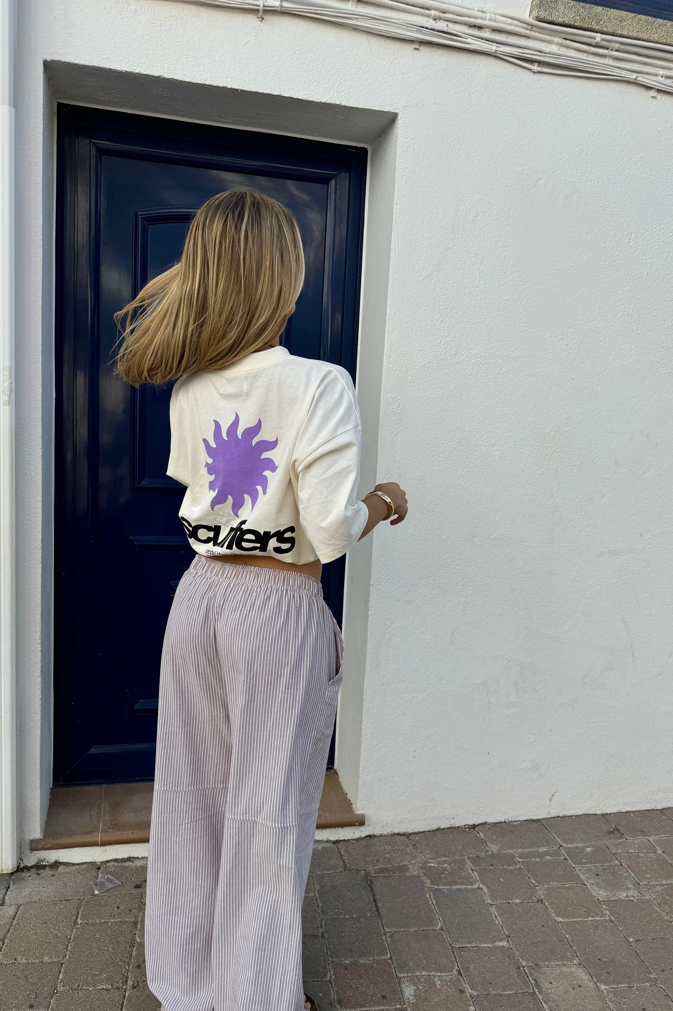 Tarifa Ecru T-Shirt - Image 9