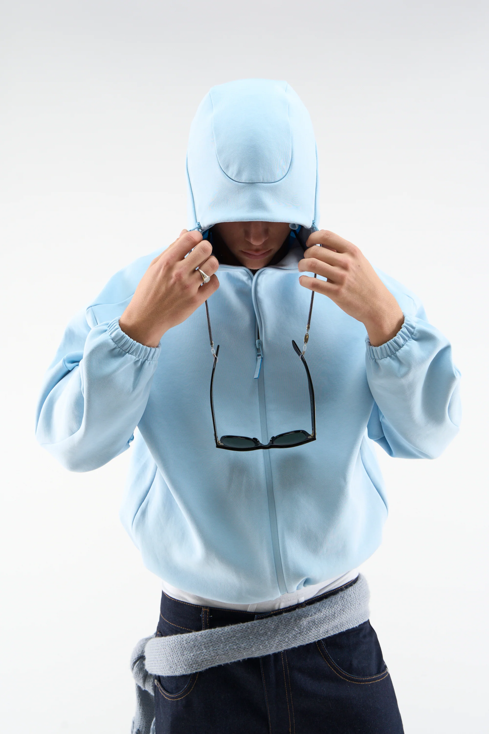 Tech Light Blue Zip - Image 4