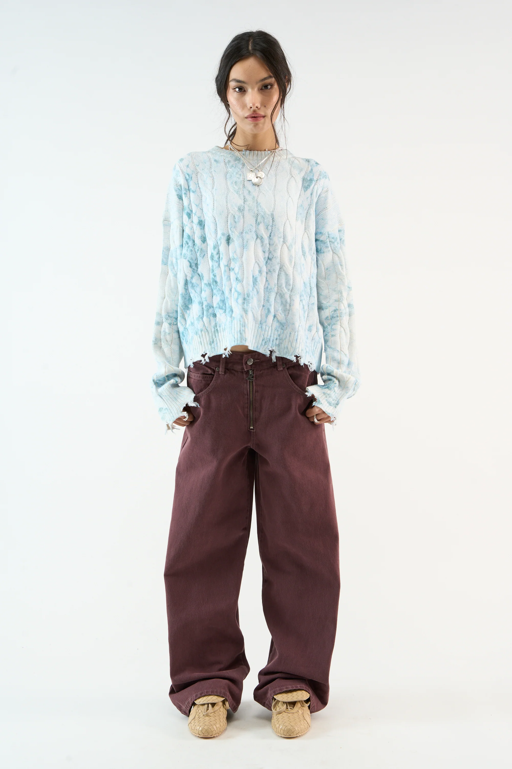Trench Blue Snake Knit - Image 2