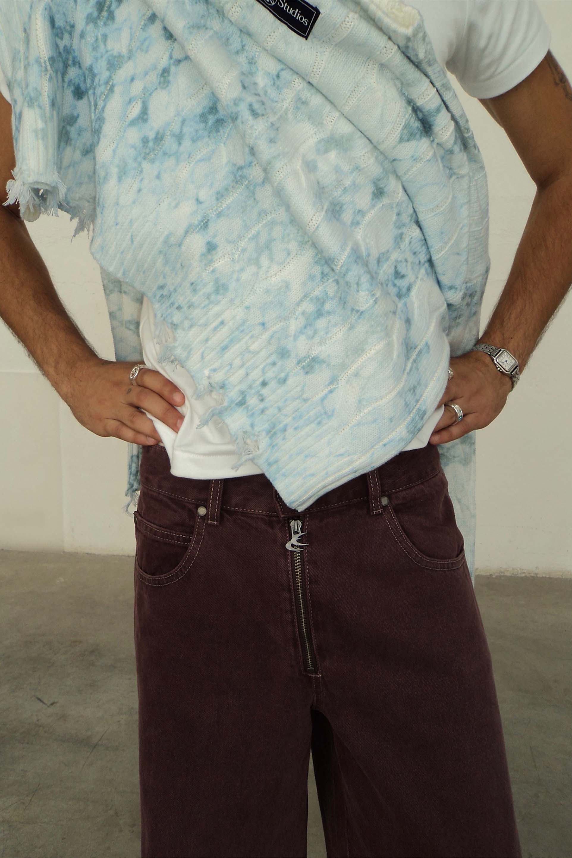 Trench Blue Snake Knit - Image 4