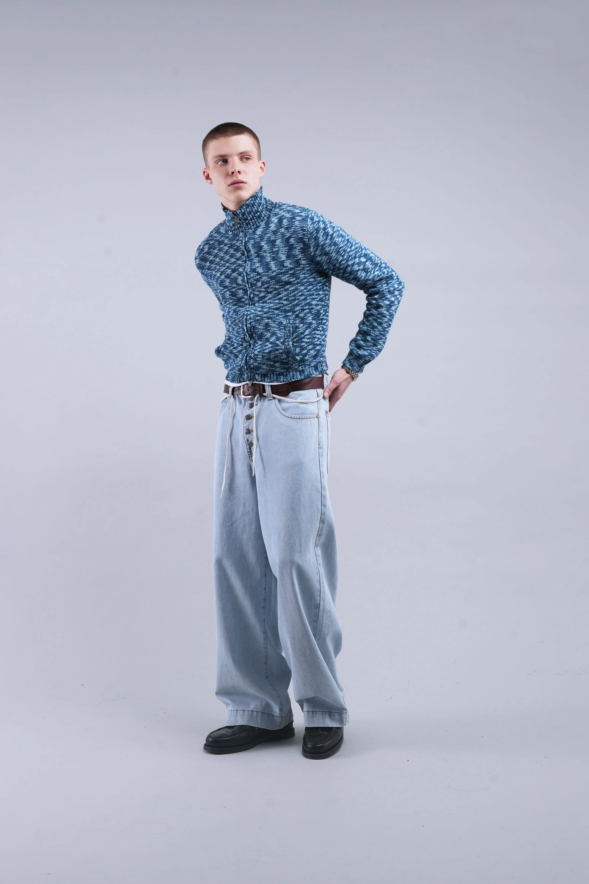 Tropic Blue Knit Zipper - Image 12