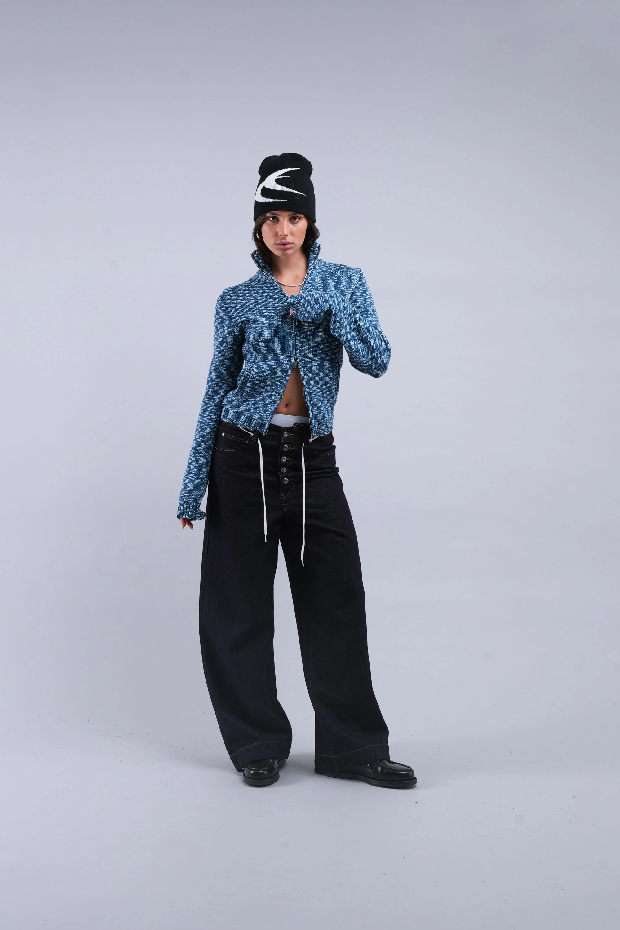 Tropic Blue Knit Zipper - Image 5