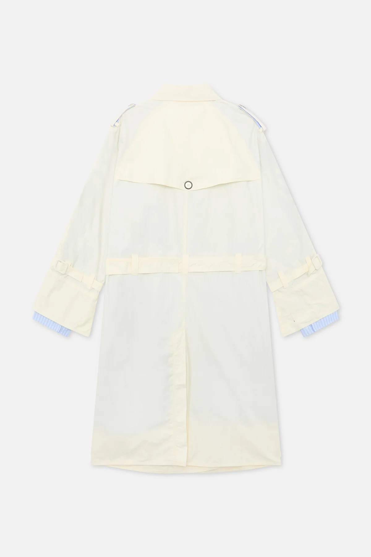 Vichy Ecru Trench Coat - Image 7