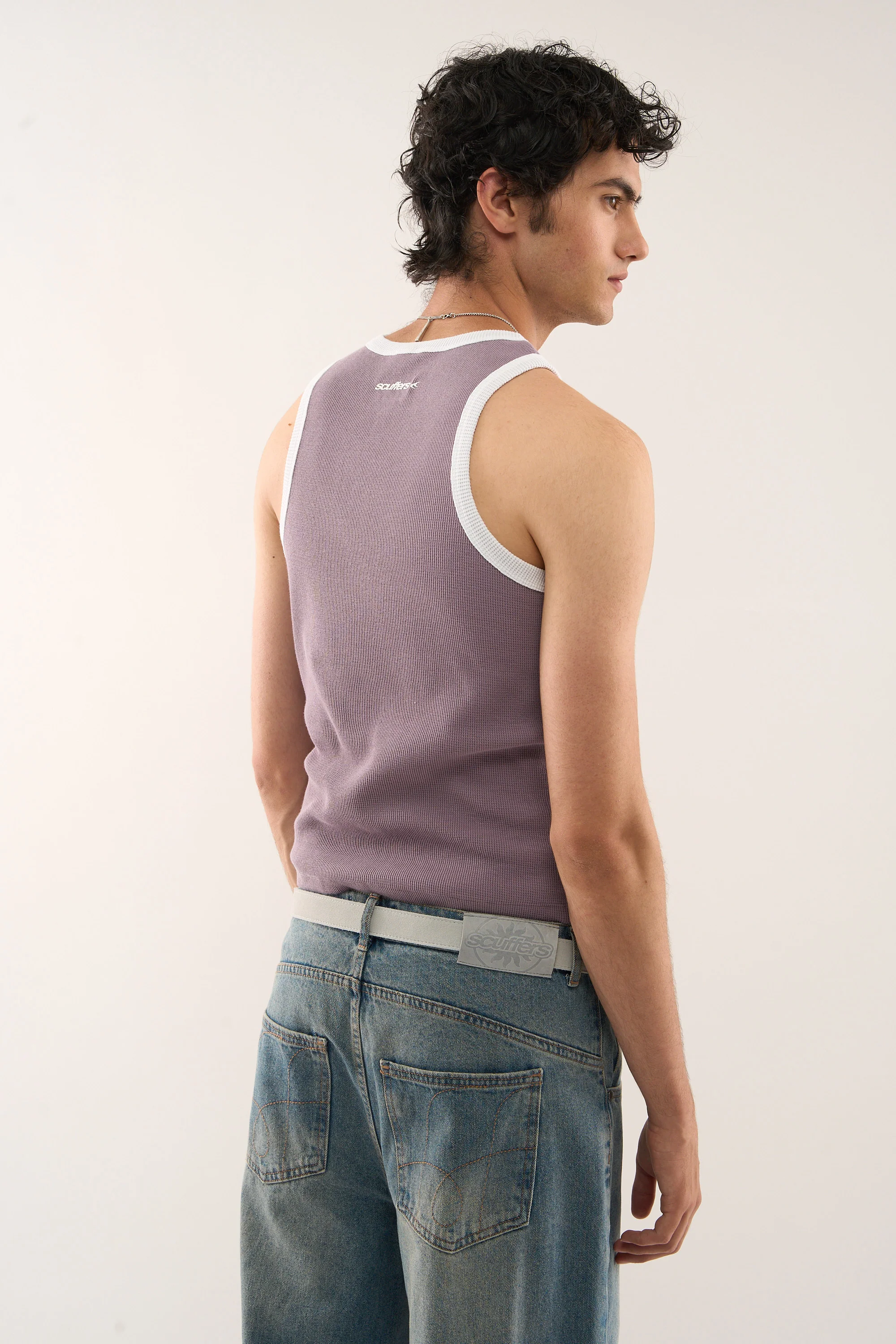 Waffle SCFF Dusty Purple Tank Top - Image 4